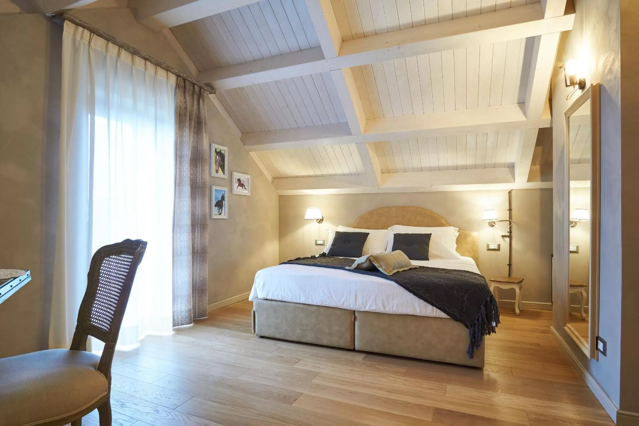 Bed in Relais Villa Miraglia