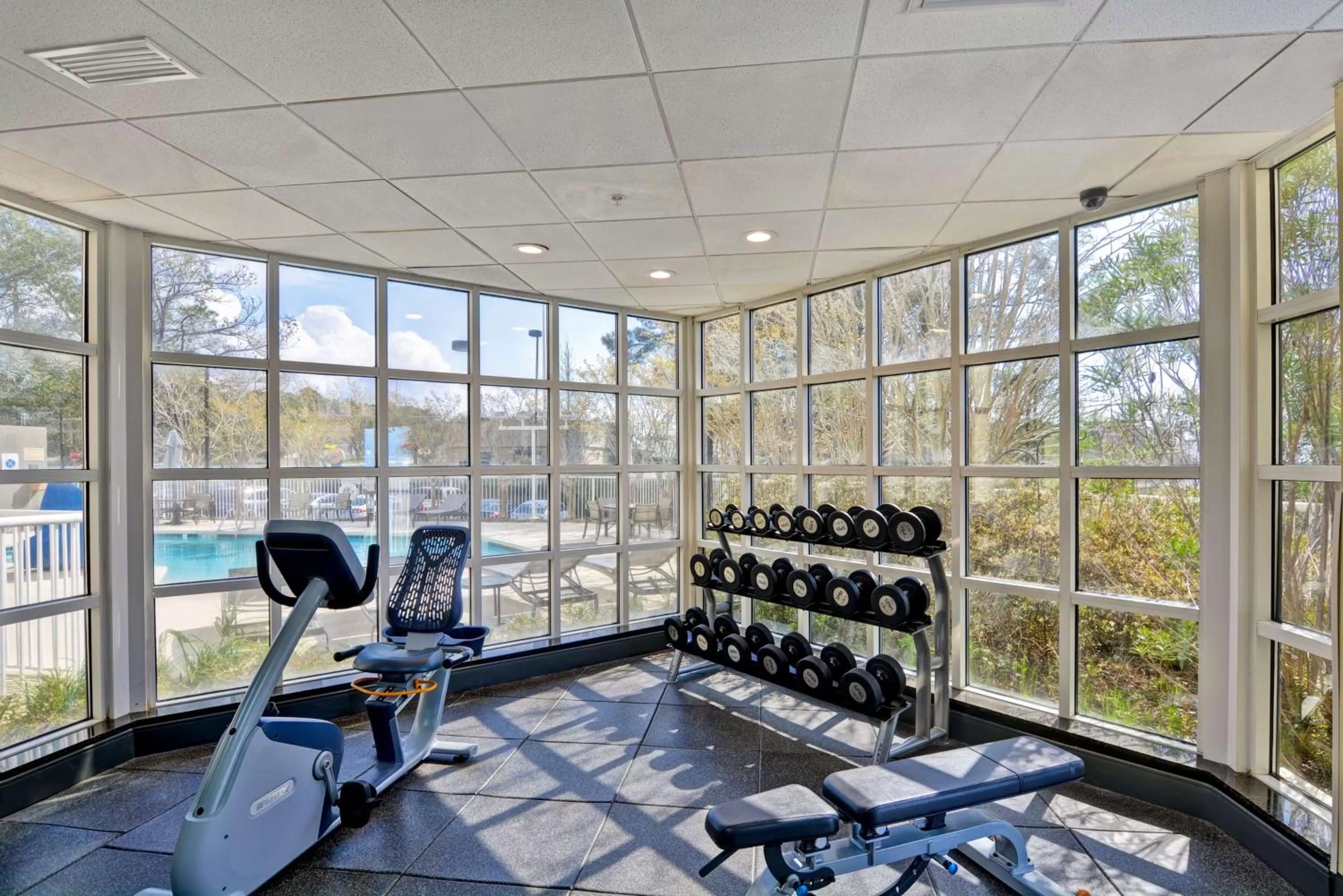 Fitness centre/facilities in Hampton Inn Mobile/East Bay
