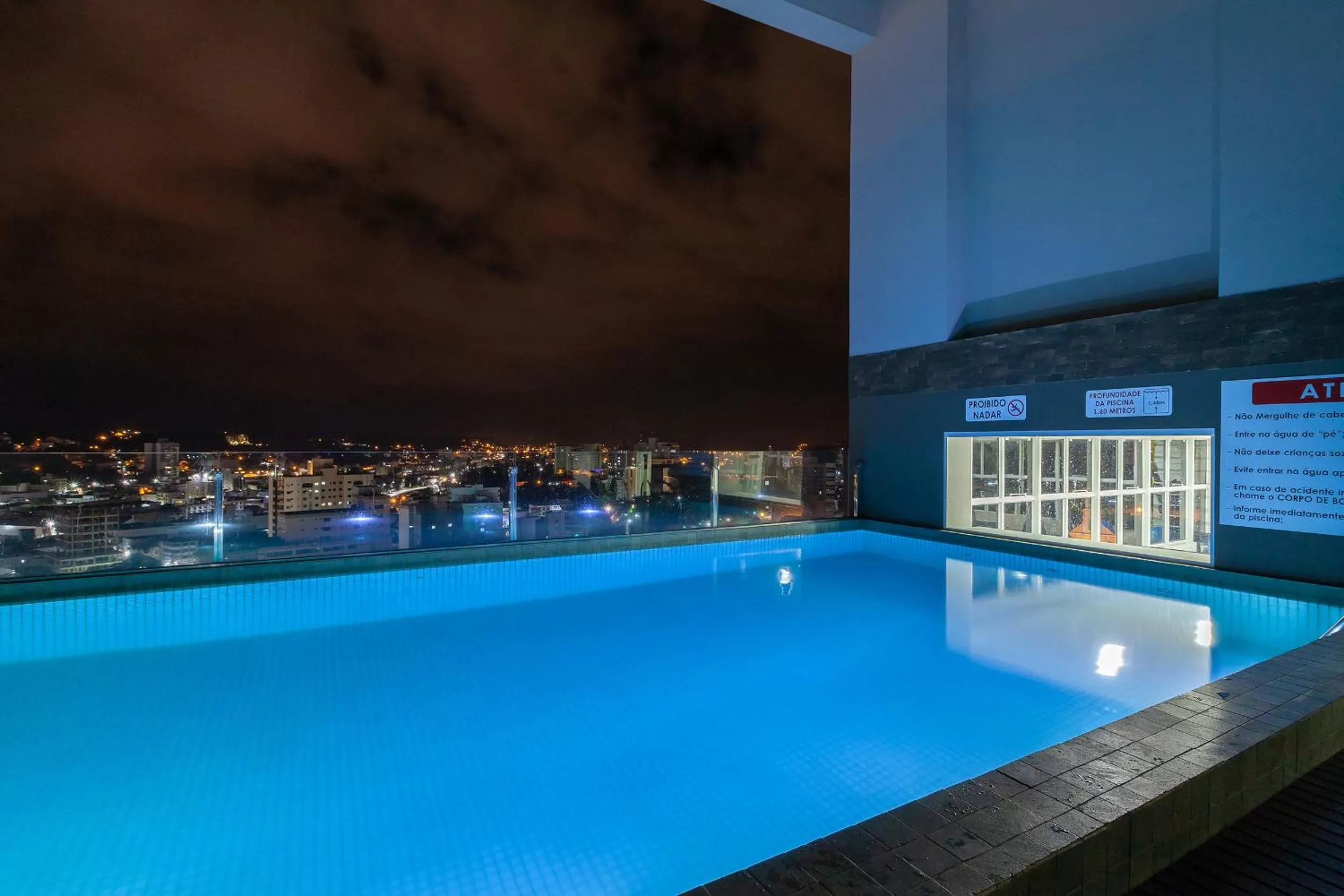 Balcony/Terrace in Tri Hotel Executive Brusque