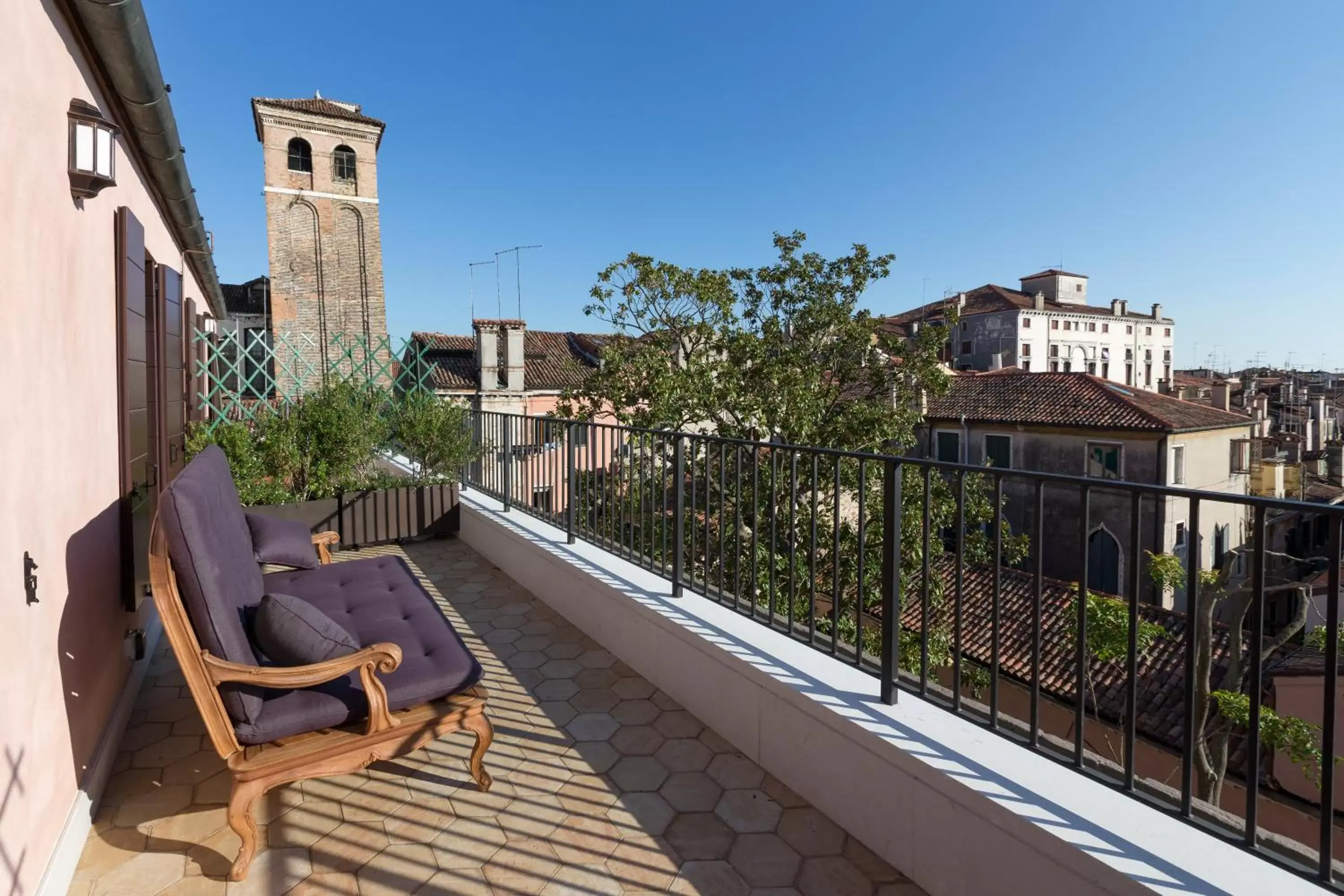 Balcony/Terrace in Palazzo Venart Luxury Hotel