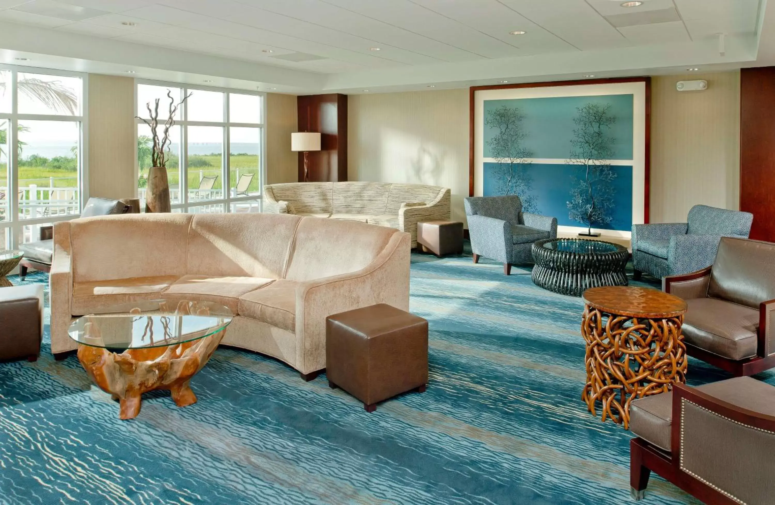 Lobby or reception, Seating Area in Hampton Inn & Suites Ocean City