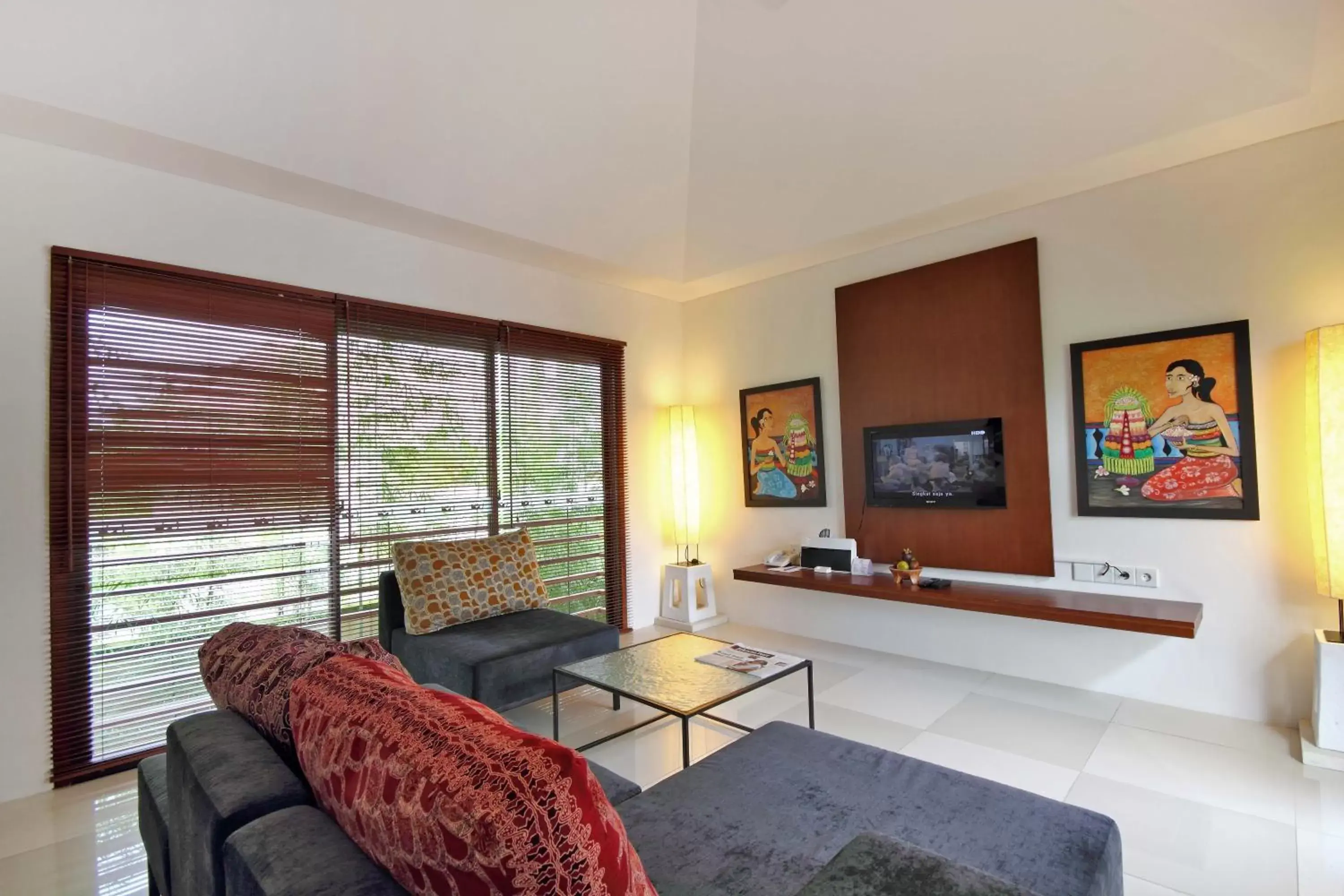 Communal lounge/ TV room, Seating Area in Ubud Green Resort Villas Powered by Archipelago