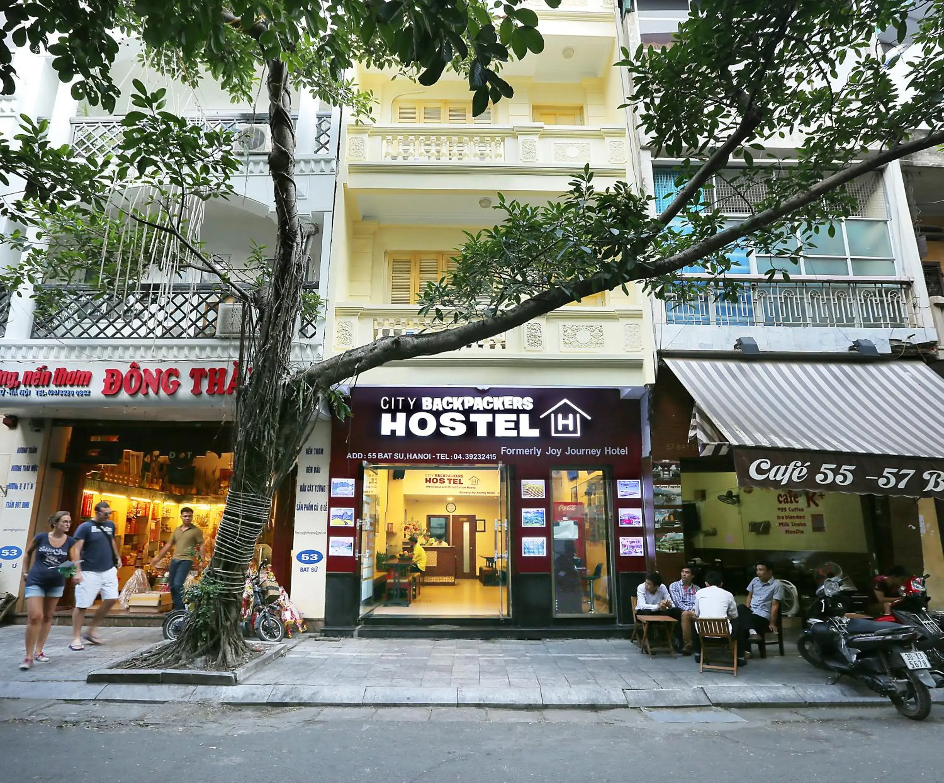 Lobby or reception in Hanoi City Backpackers Hostel