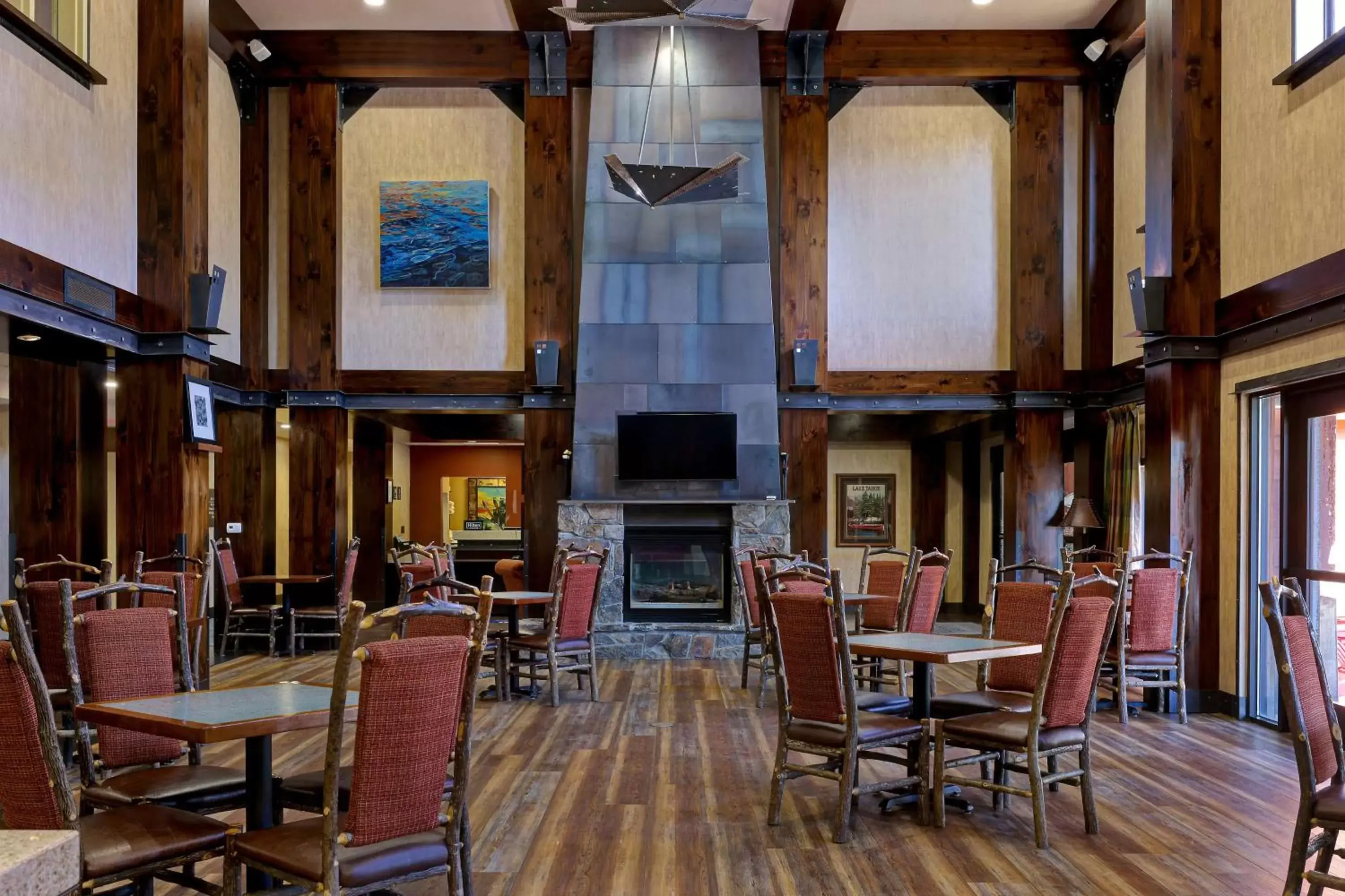 Lobby or reception, Restaurant/Places to Eat in Hampton Inn & Suites Tahoe-Truckee