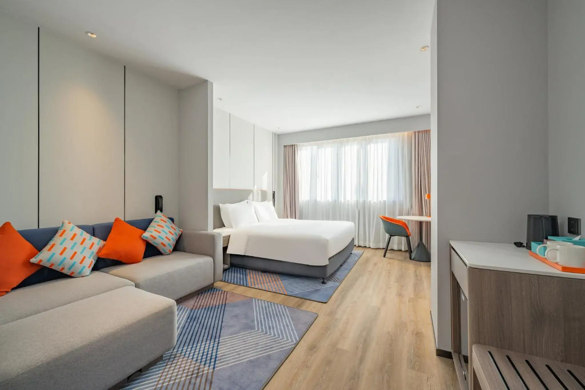 Bedroom in Holiday Inn Express Suzhou Luzhi, an IHG Hotel
