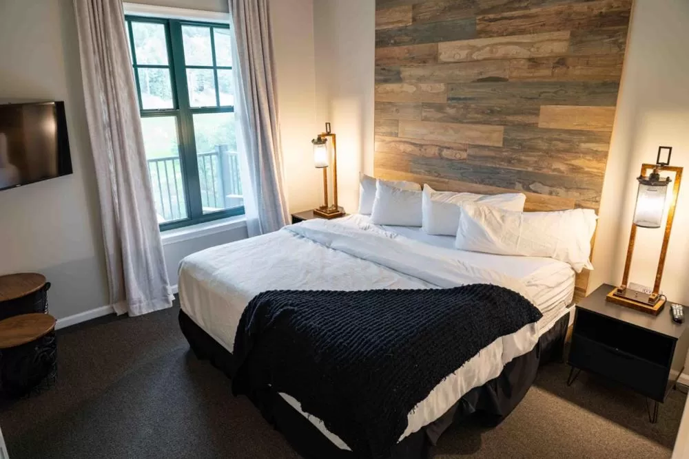 Bed in The Appalachian at Mountain Creek