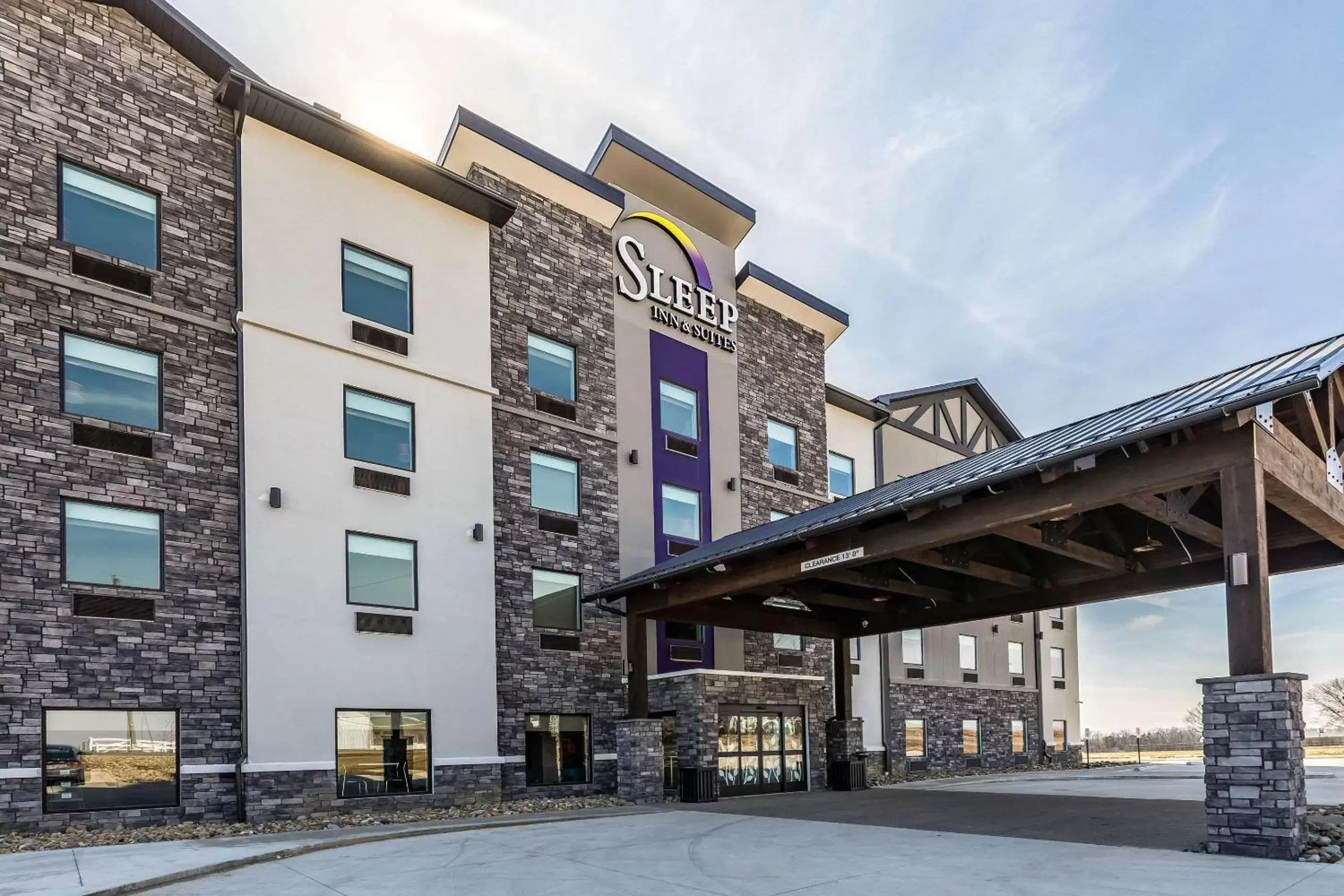 Property Building in Sleep Inn & Suites Mt. Hope near Auction & Event Center