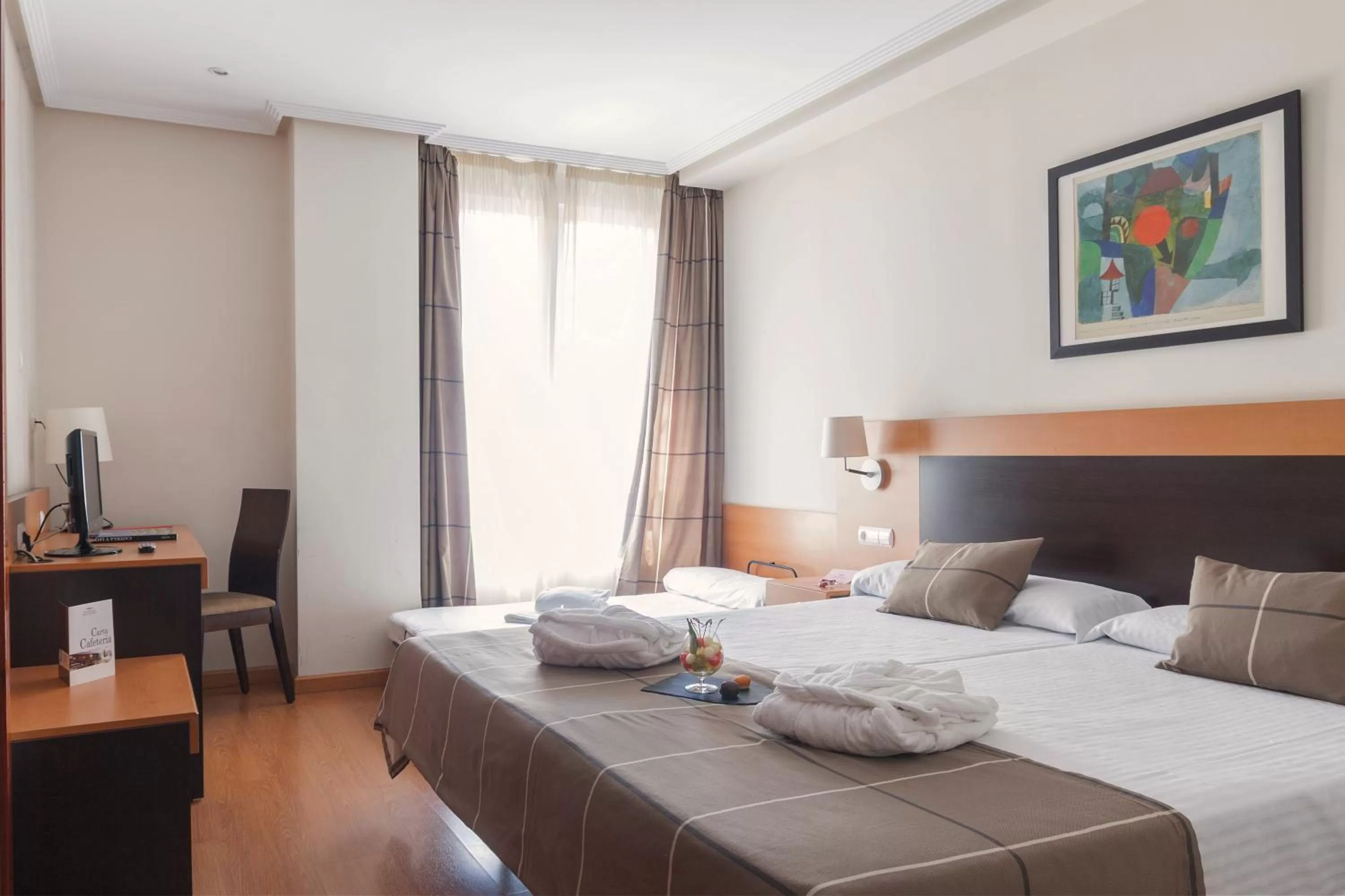 Bedroom, Bed in FC Infantas de León