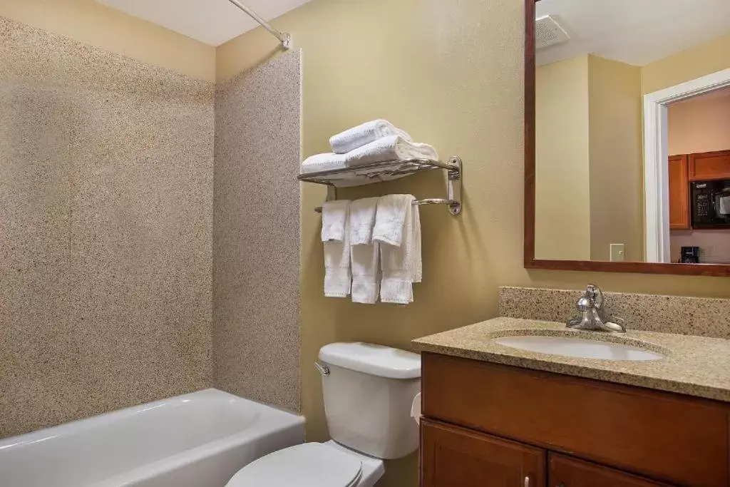 Bathroom in Candlewood Suites San Antonio NW Near SeaWorld, an IHG Hotel