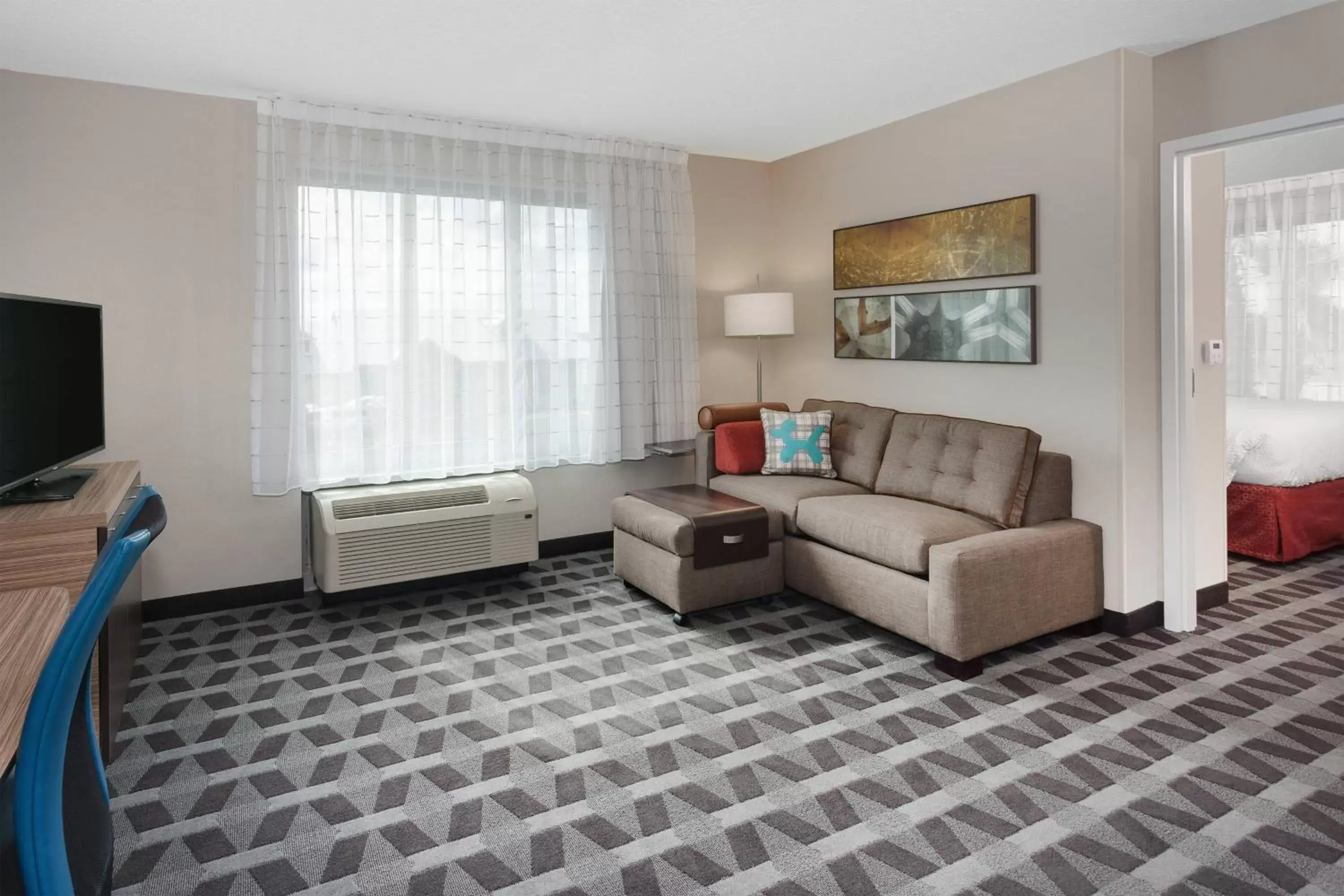 Living room, Seating Area in TownePlace Suites by Marriott Titusville Kennedy Space Center