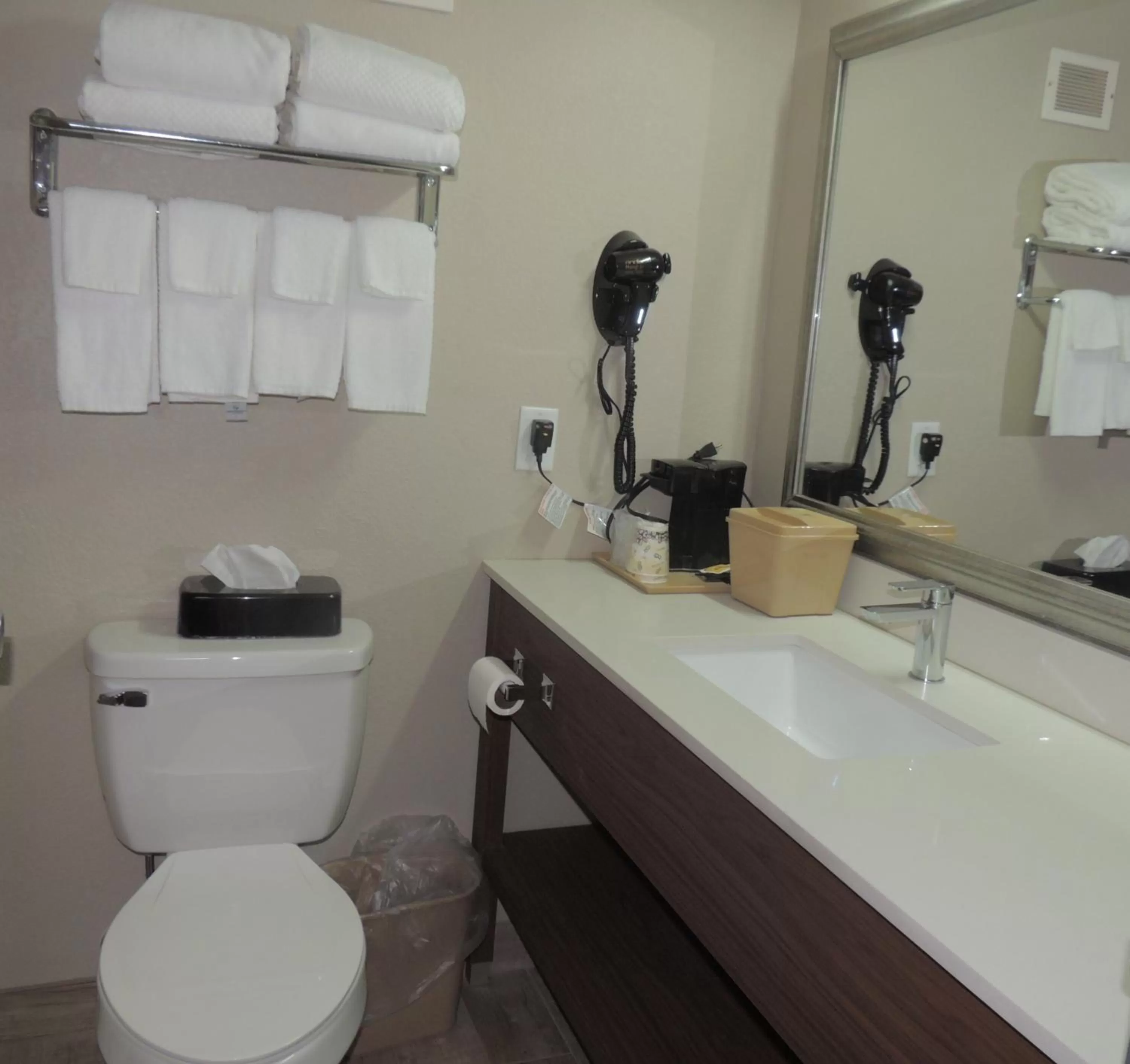 Toilet in Quality Inn