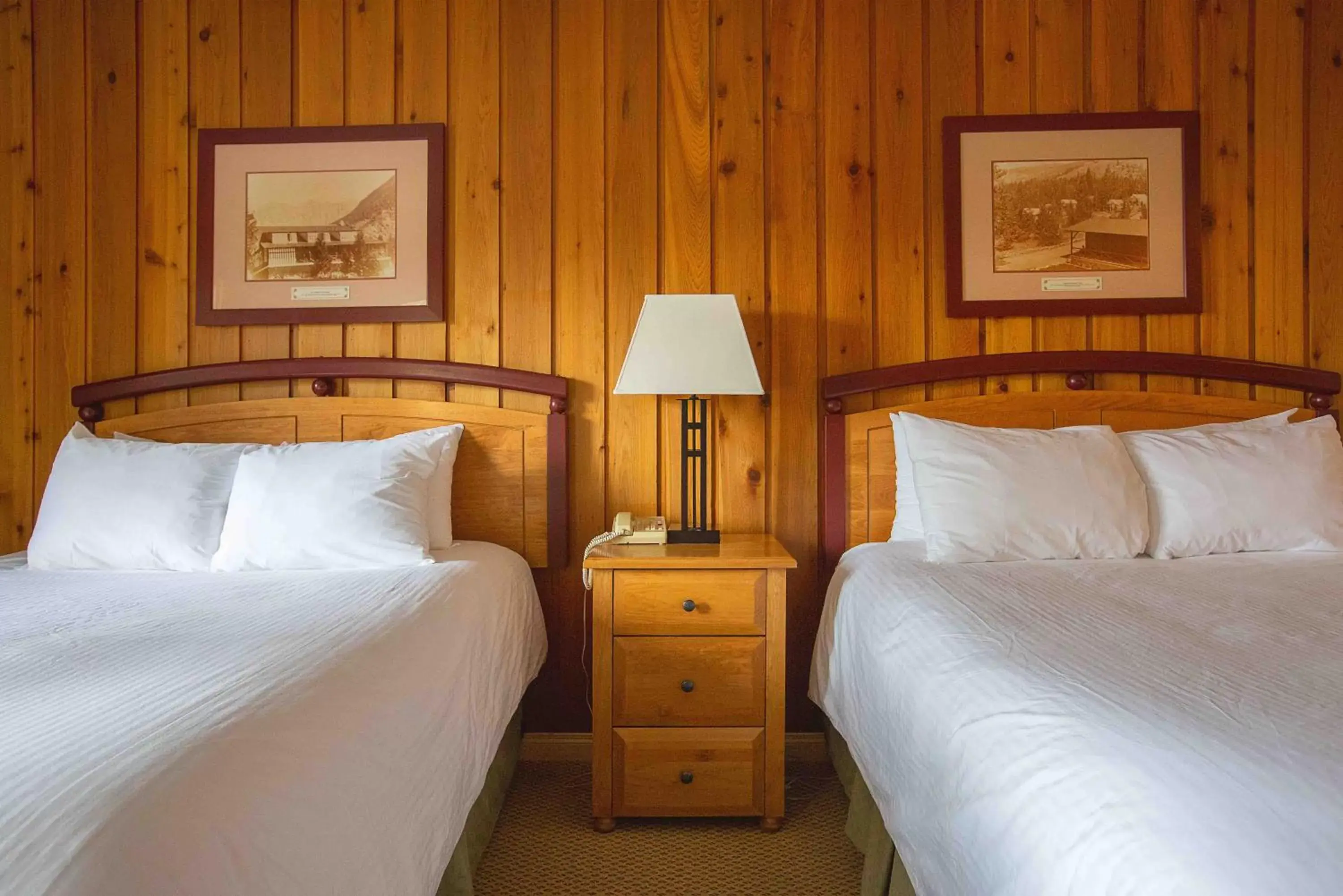 Bed in Fairmont Hot Springs Resort