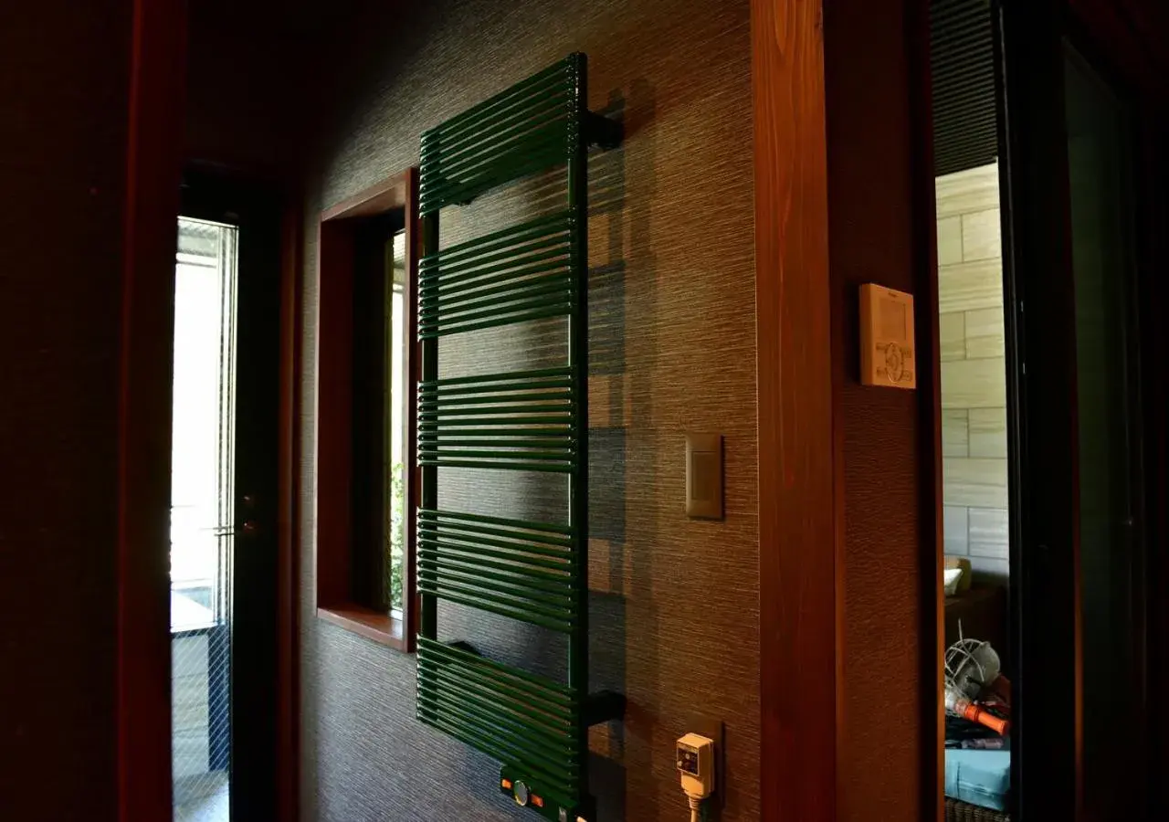 Photo of the whole room, Bathroom in Balinese onsen ryokan Hakone Airu