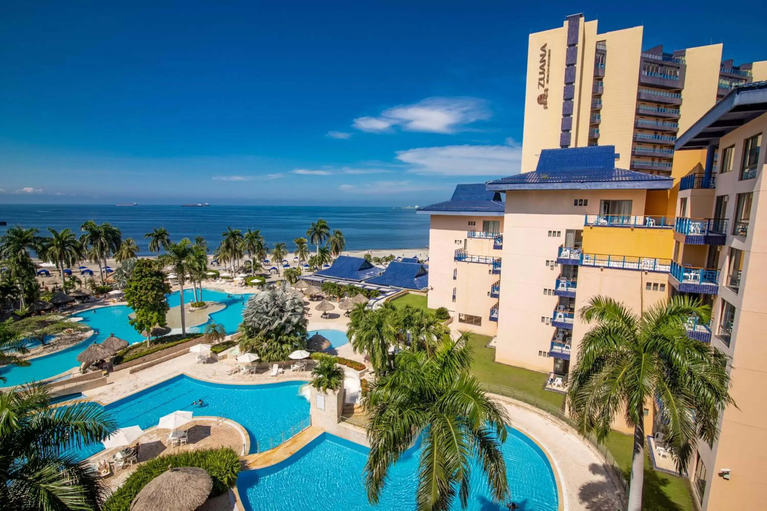 Bird's eye view, Pool View in Zuana Beach Resort