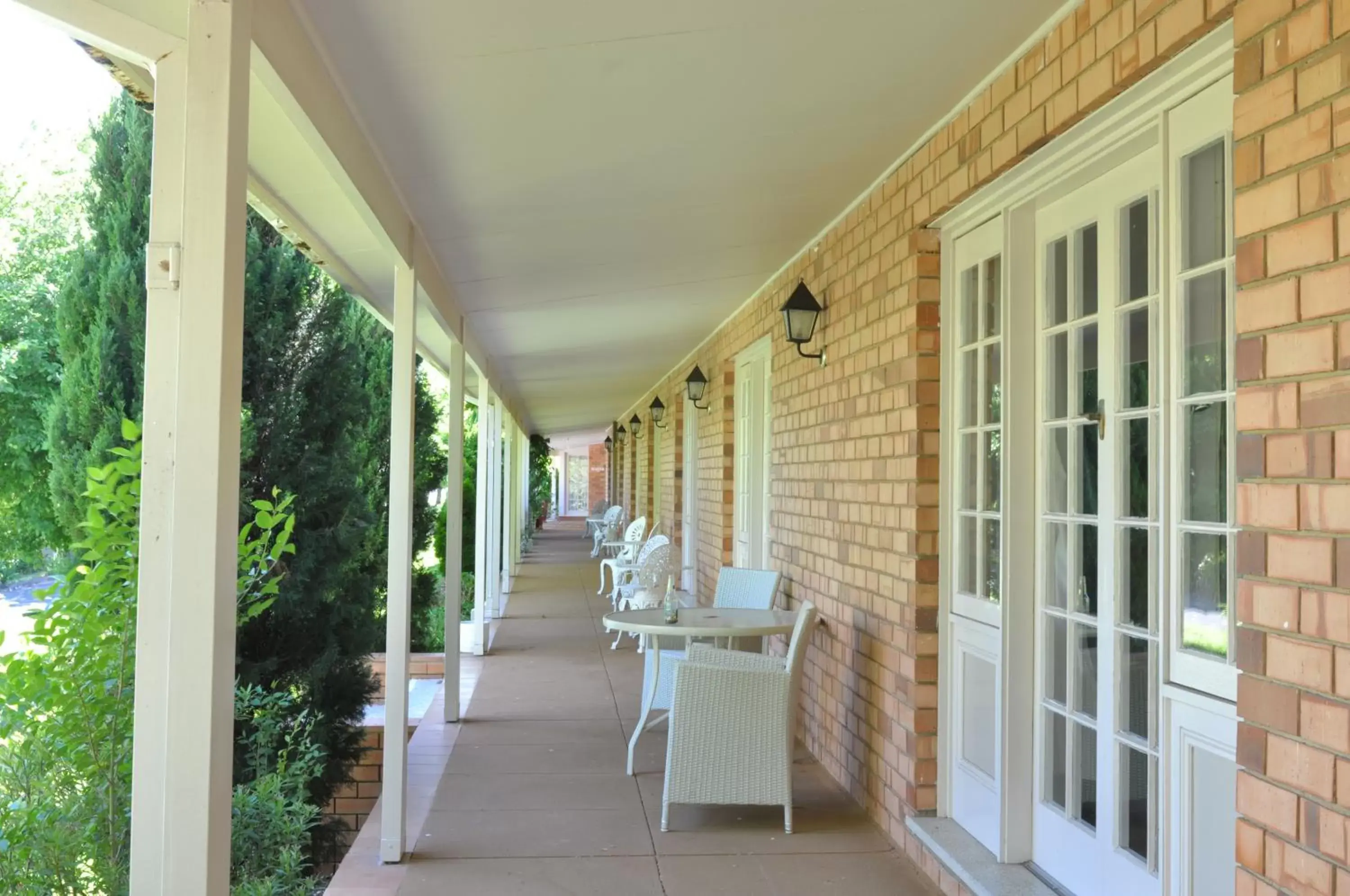 Balcony/Terrace in Poplars Inn Mittagong