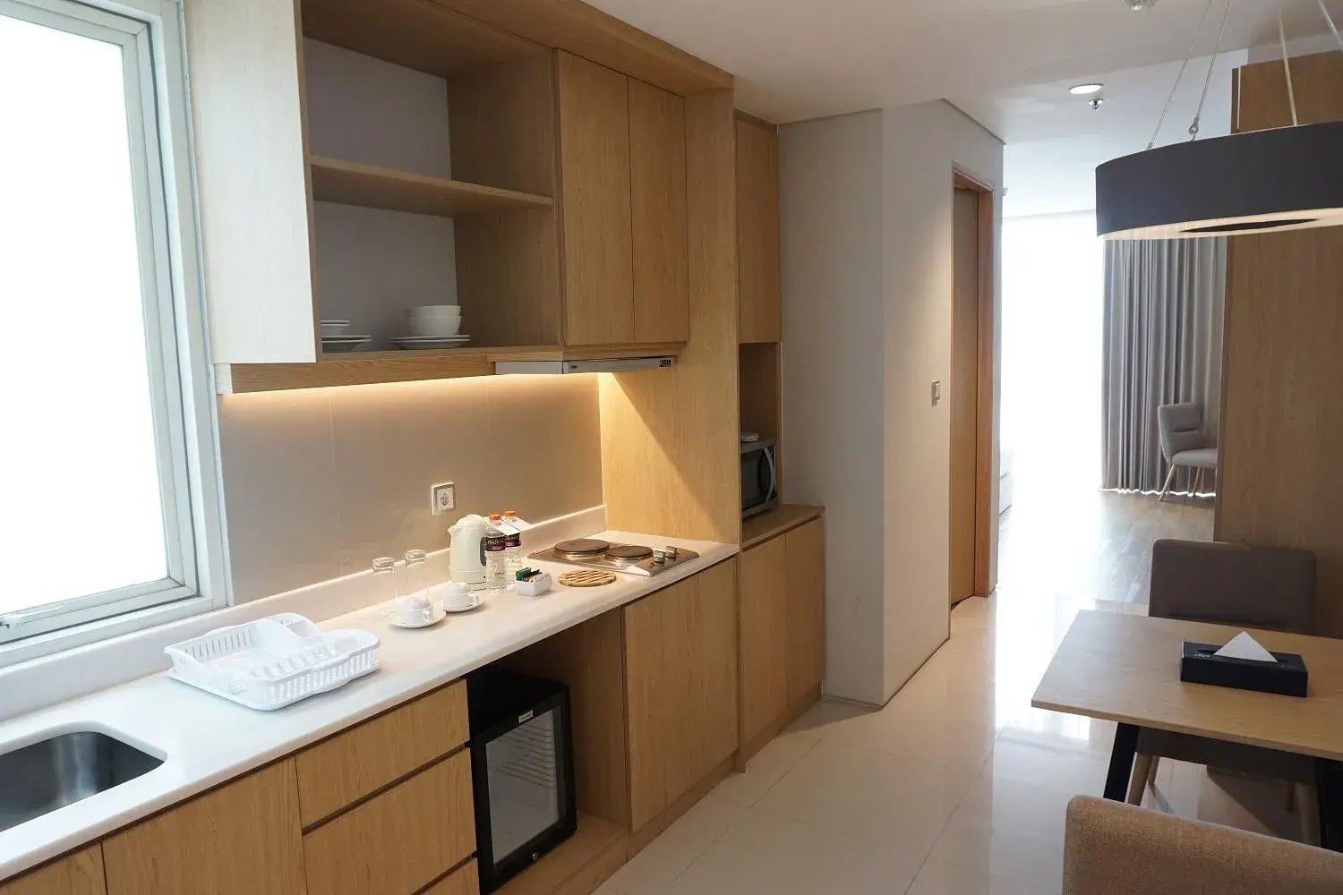 Kitchen/Kitchenette in Midtown Residence Marvell City Surabaya