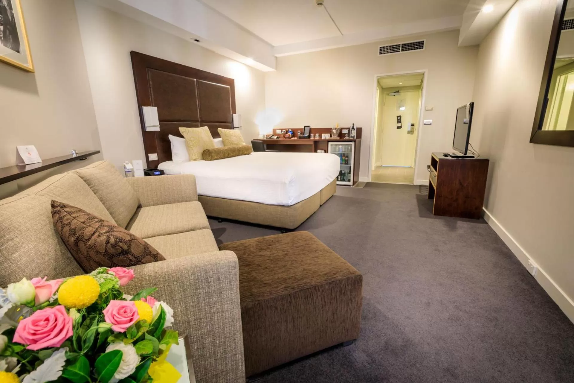 Bed in Amora Hotel Riverwalk Melbourne