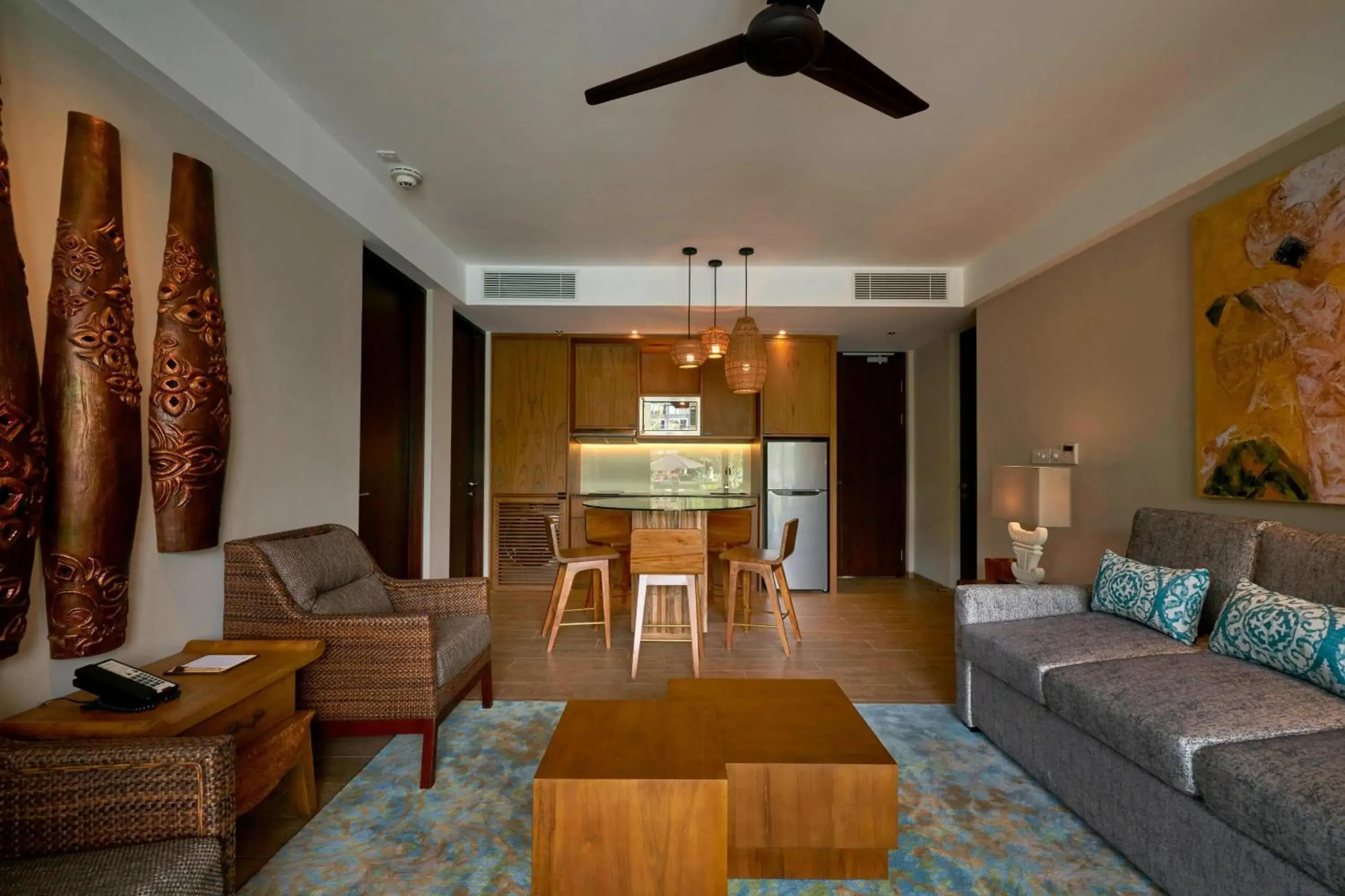 Kitchen or kitchenette, Seating Area in Marriott's Bali Nusa Dua Gardens