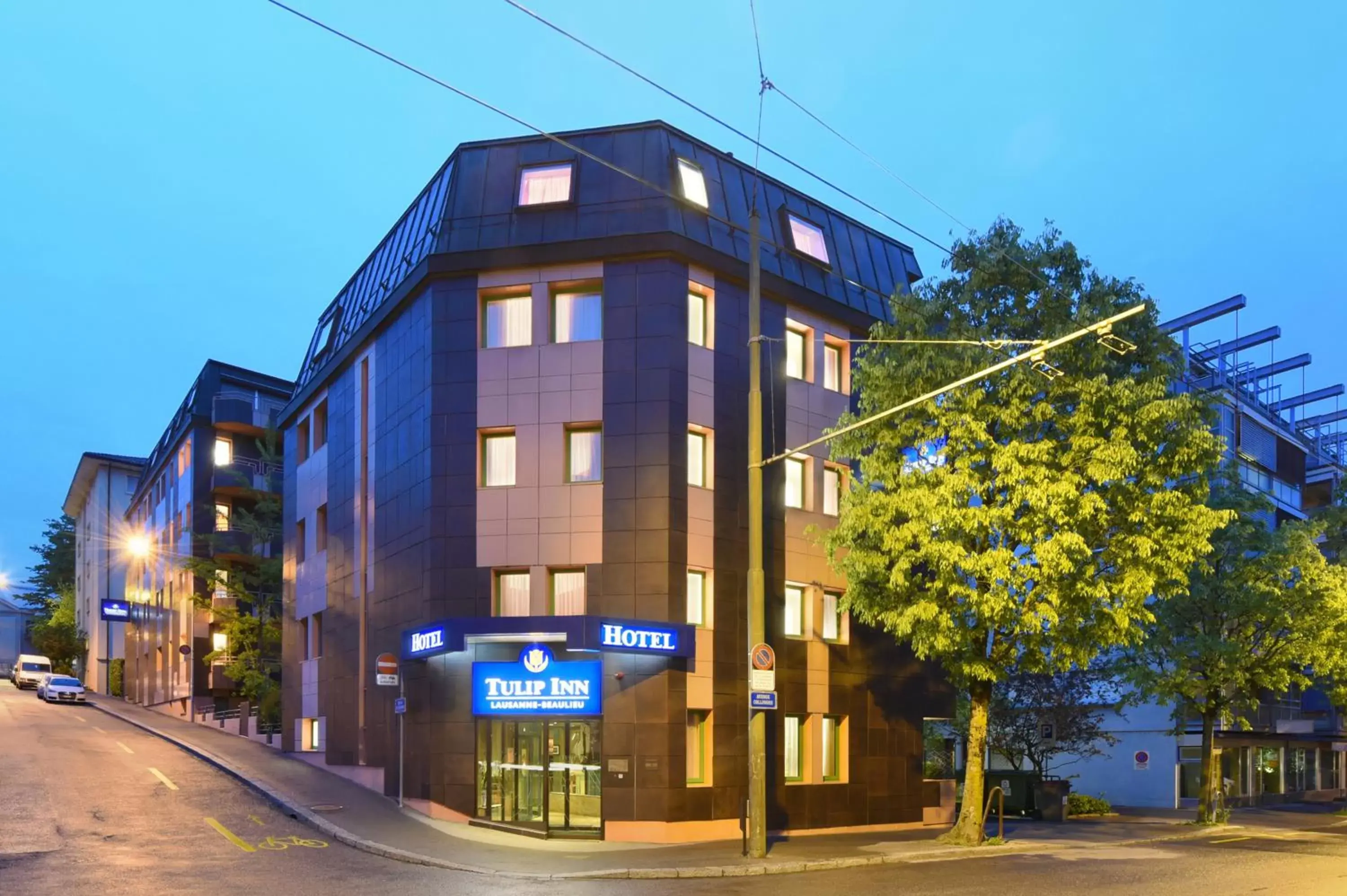 Property building in Tulip Inn Beaulieu Lausanne Property building in Tulip Inn Beaulieu Lausanne