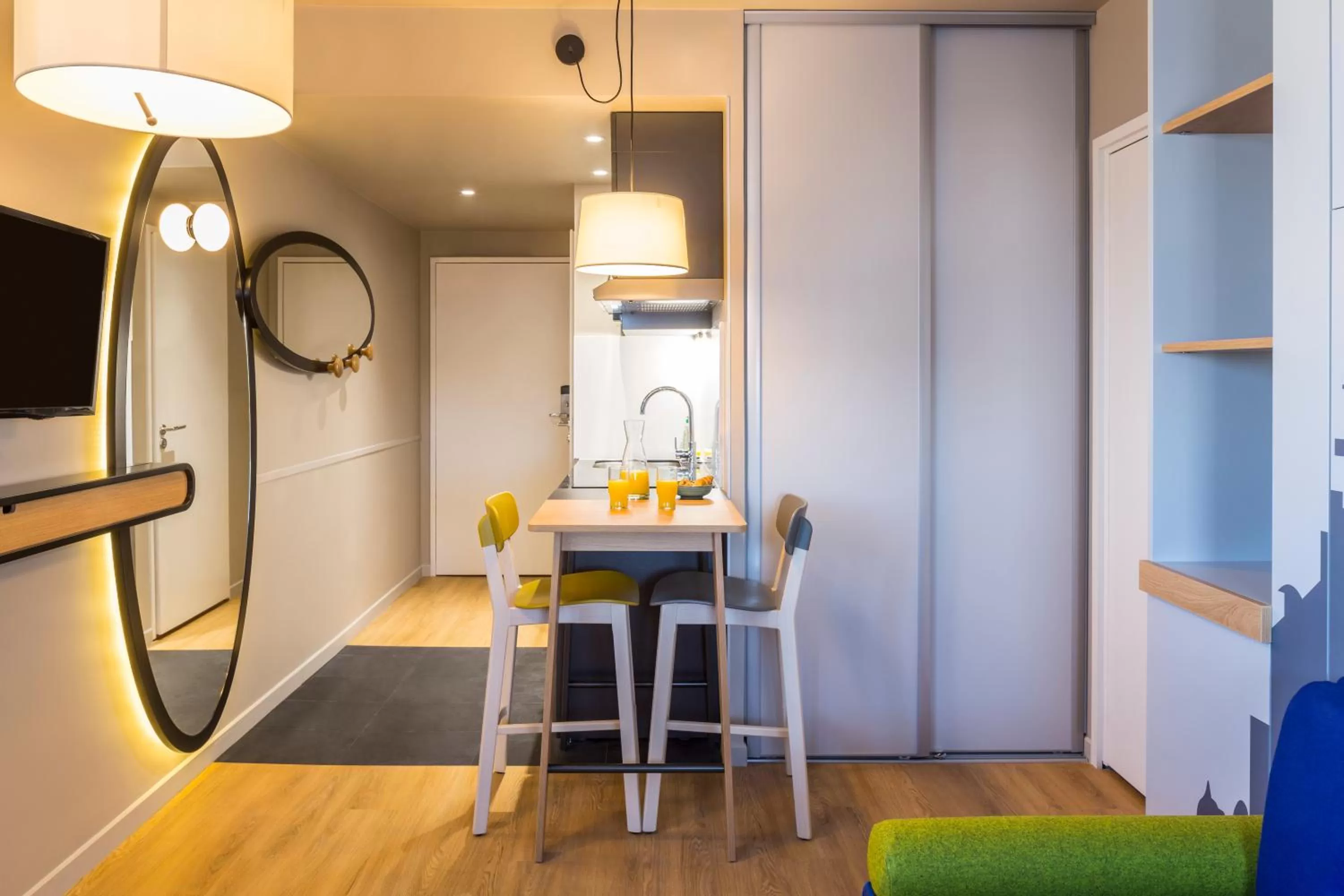 Dining area in Aparthotel Adagio access Montpellier Centre