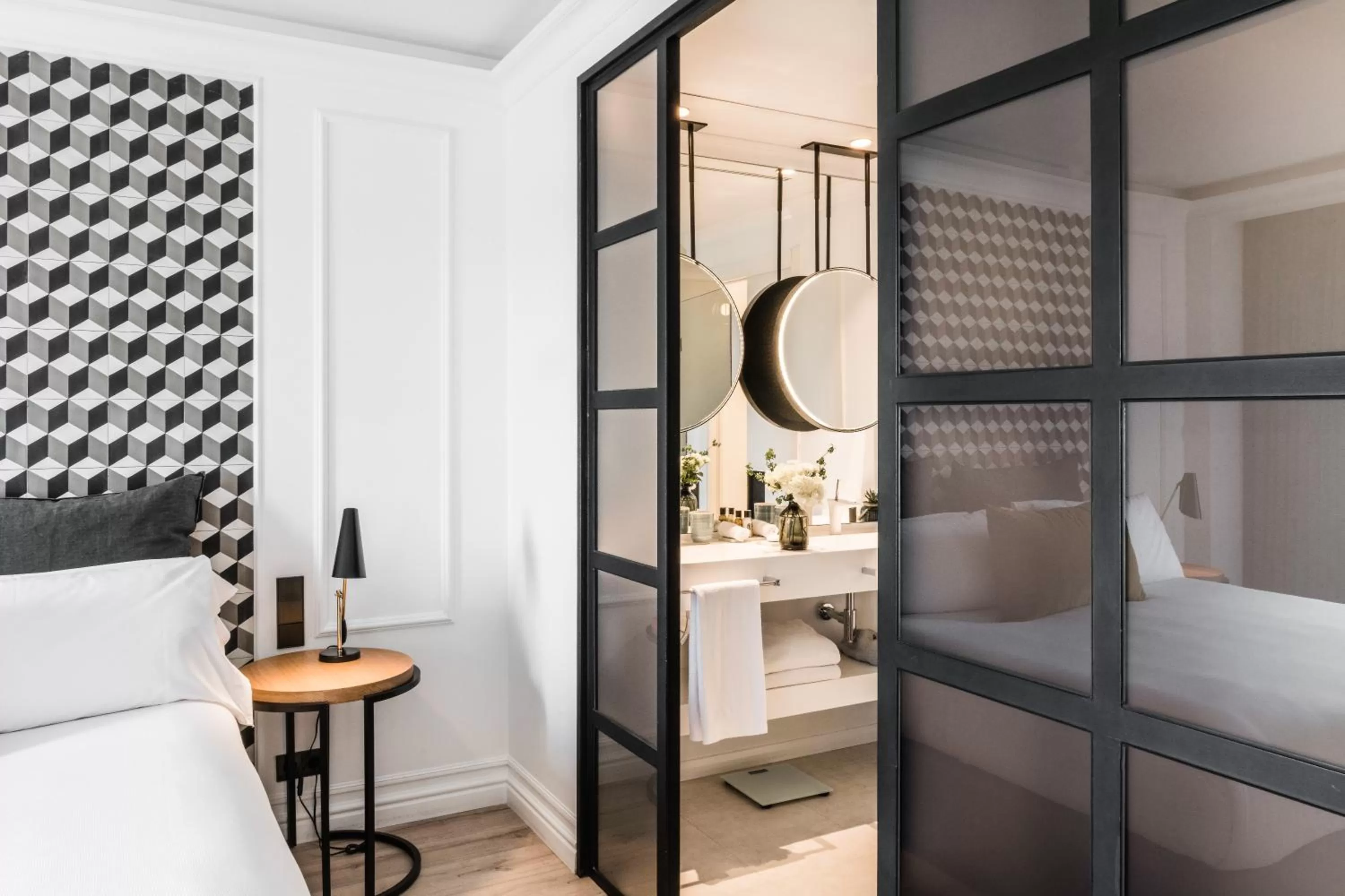 Bedroom, Bed in Serras Barcelona