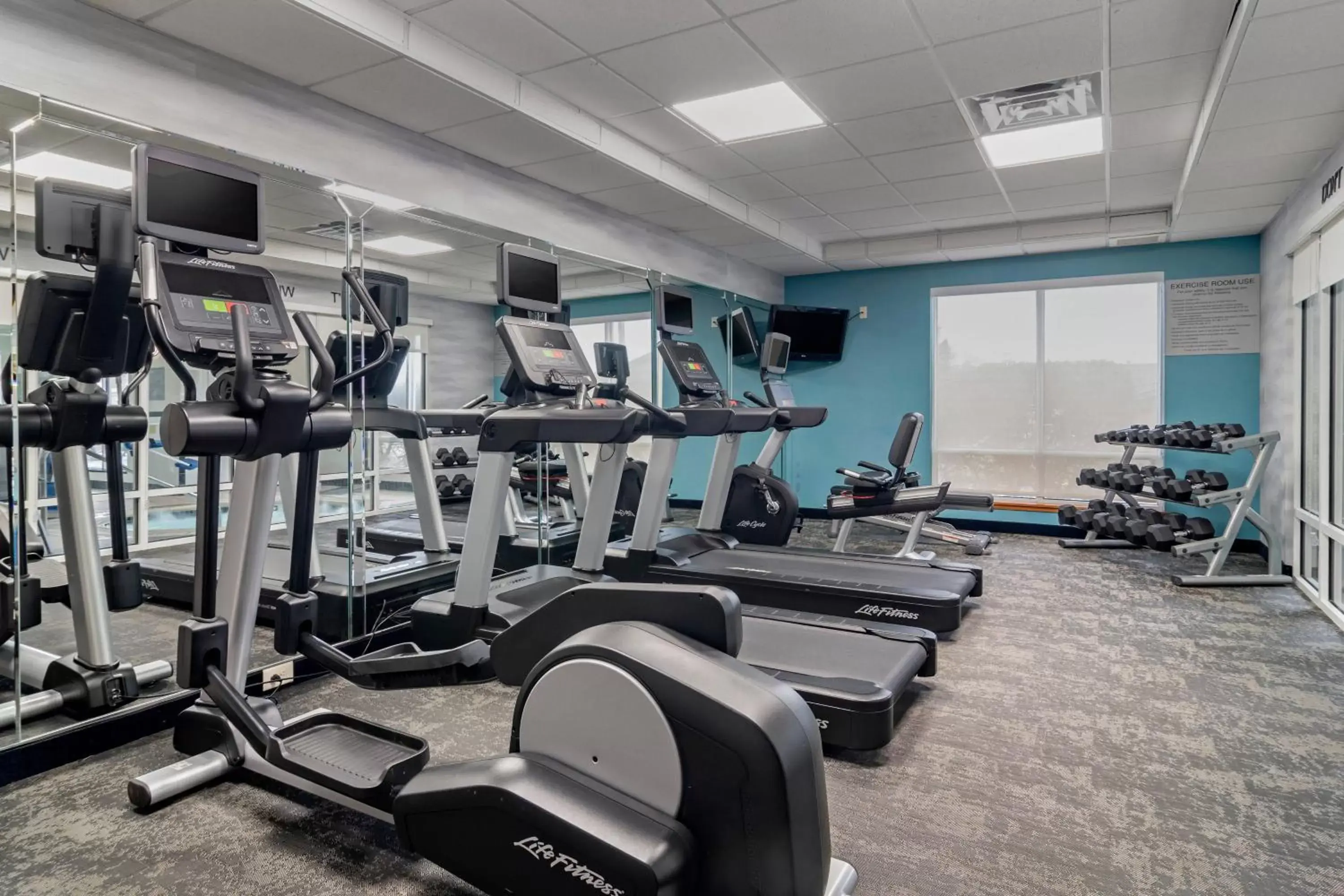 Fitness centre/facilities, Fitness Center/Facilities in Fairfield Inn & Suites by Marriott Commerce