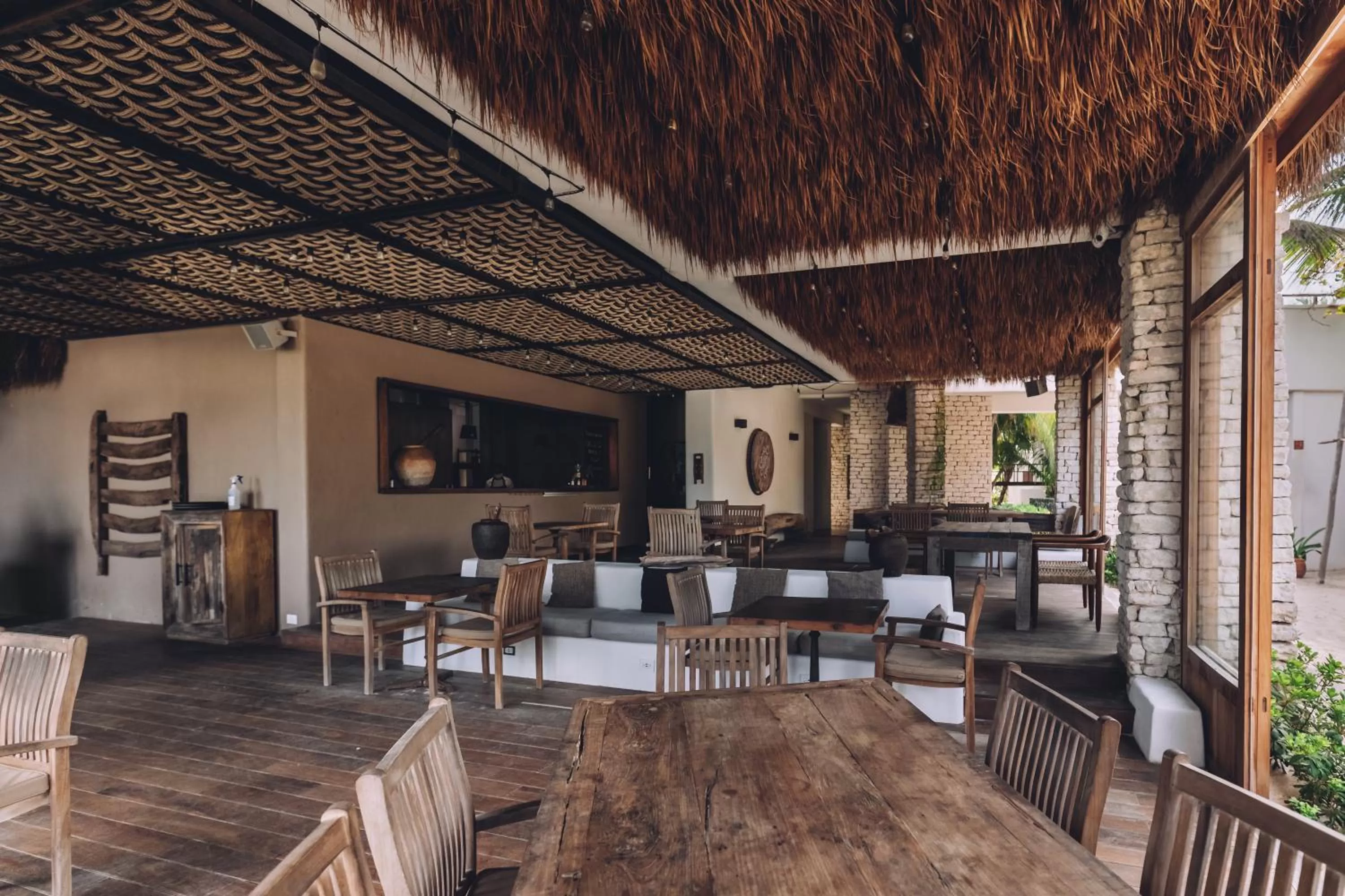 Lounge or bar in Chiringuito Tulum