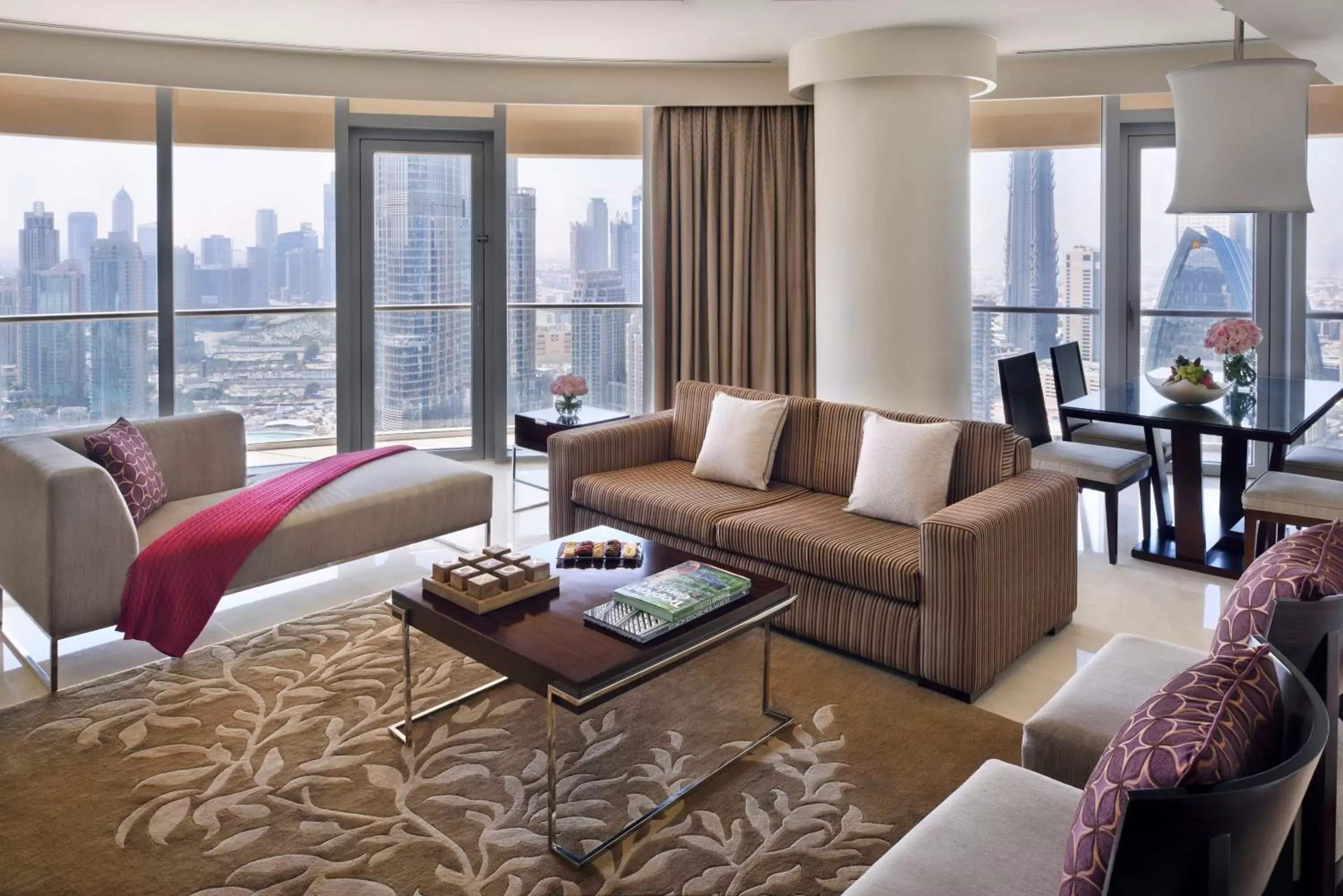 Living room, Seating Area in Address Dubai Mall