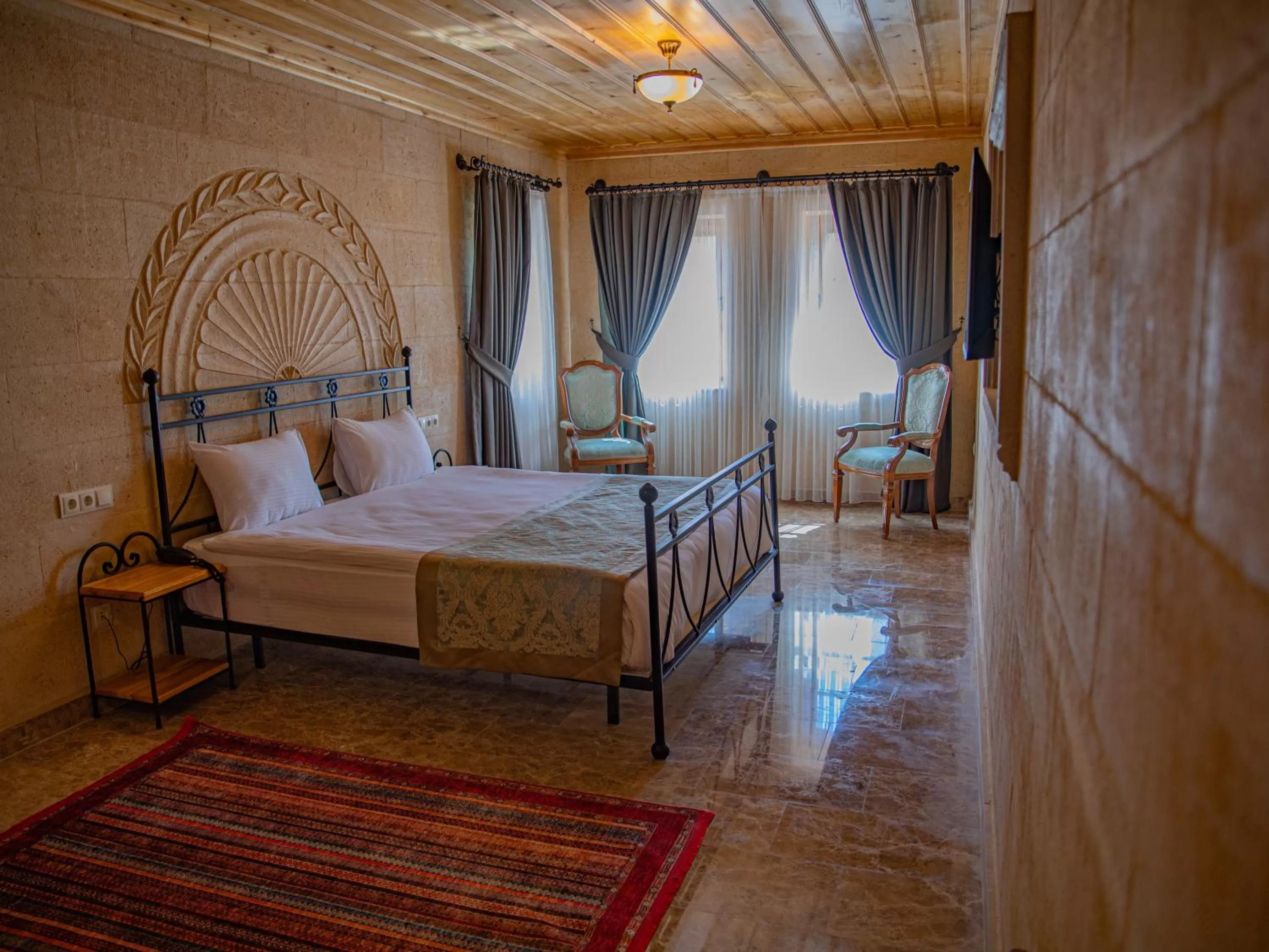 Bed in Cratus Stone Palace