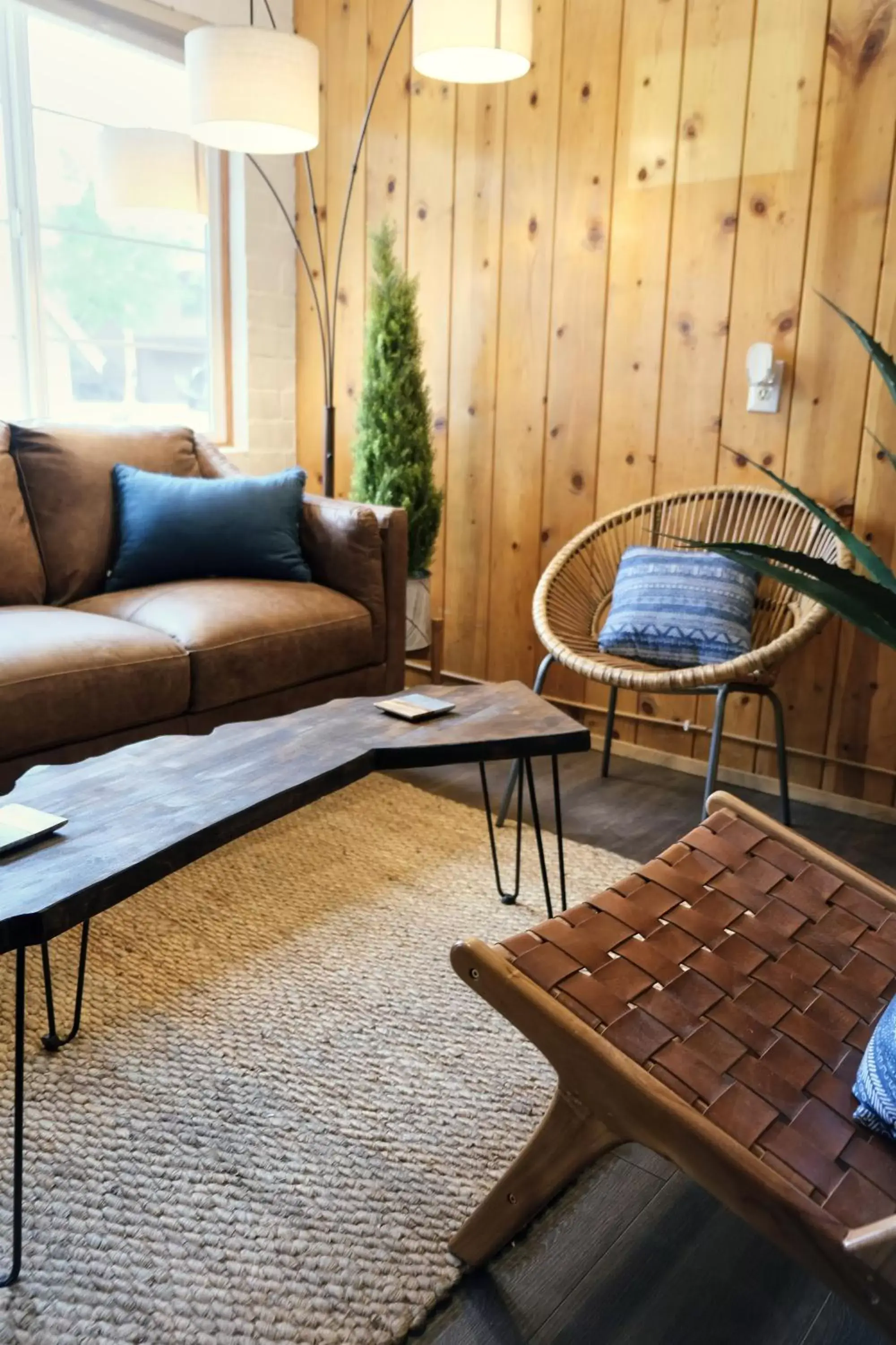 Seating Area in Lake Front Cabins