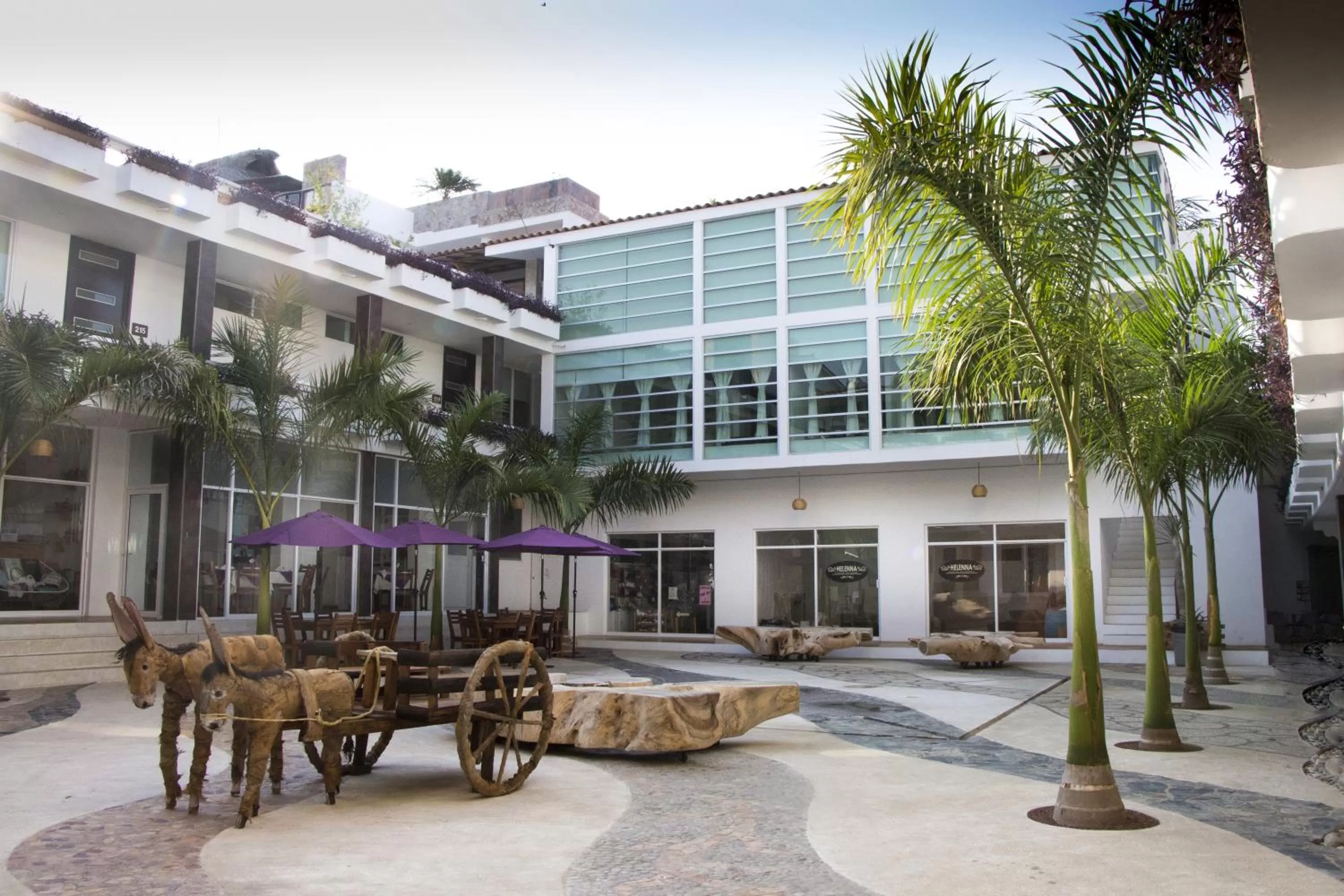 Patio in Hotel Rockaway