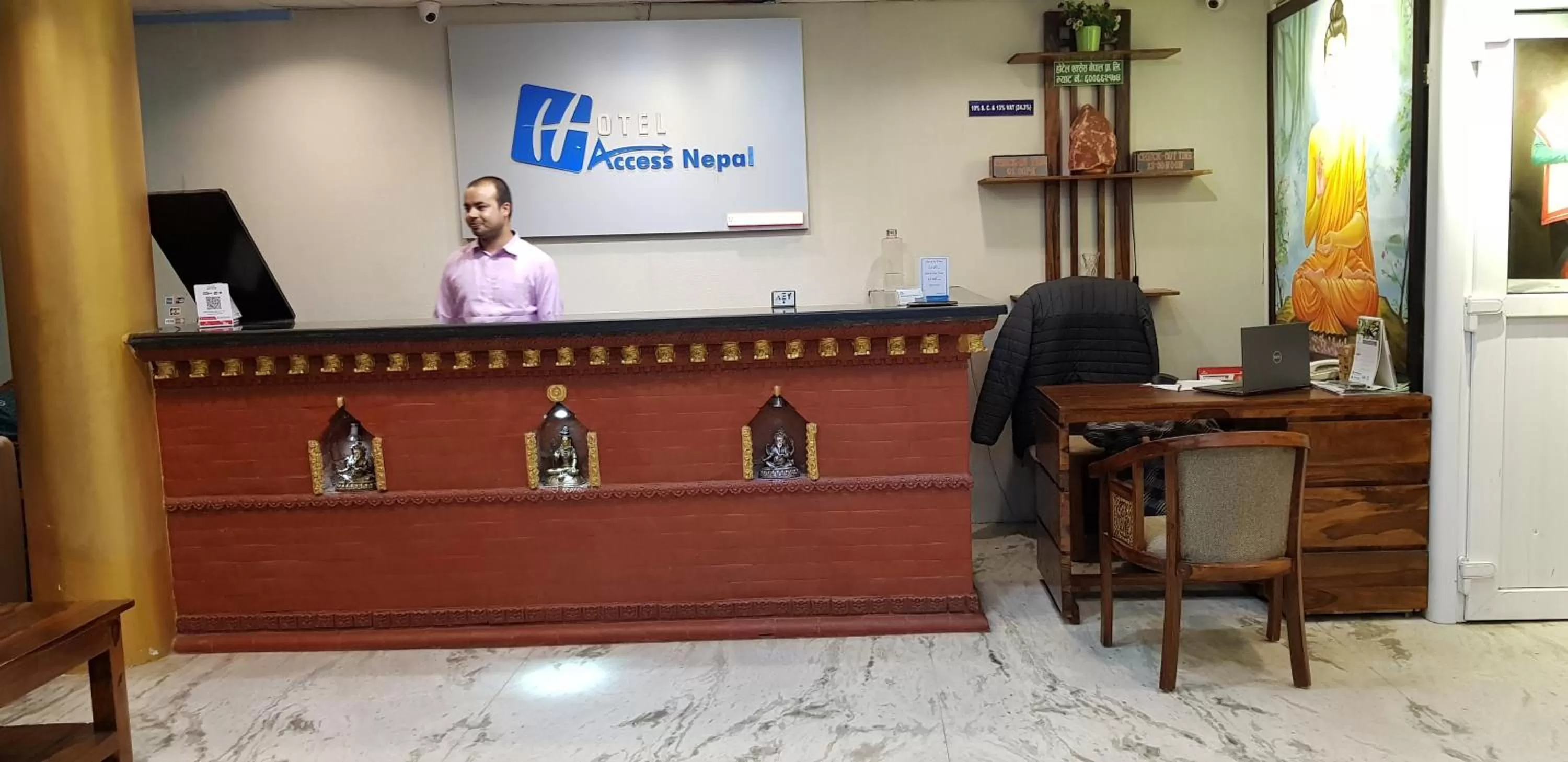 Lobby or reception in Hotel Access Nepal