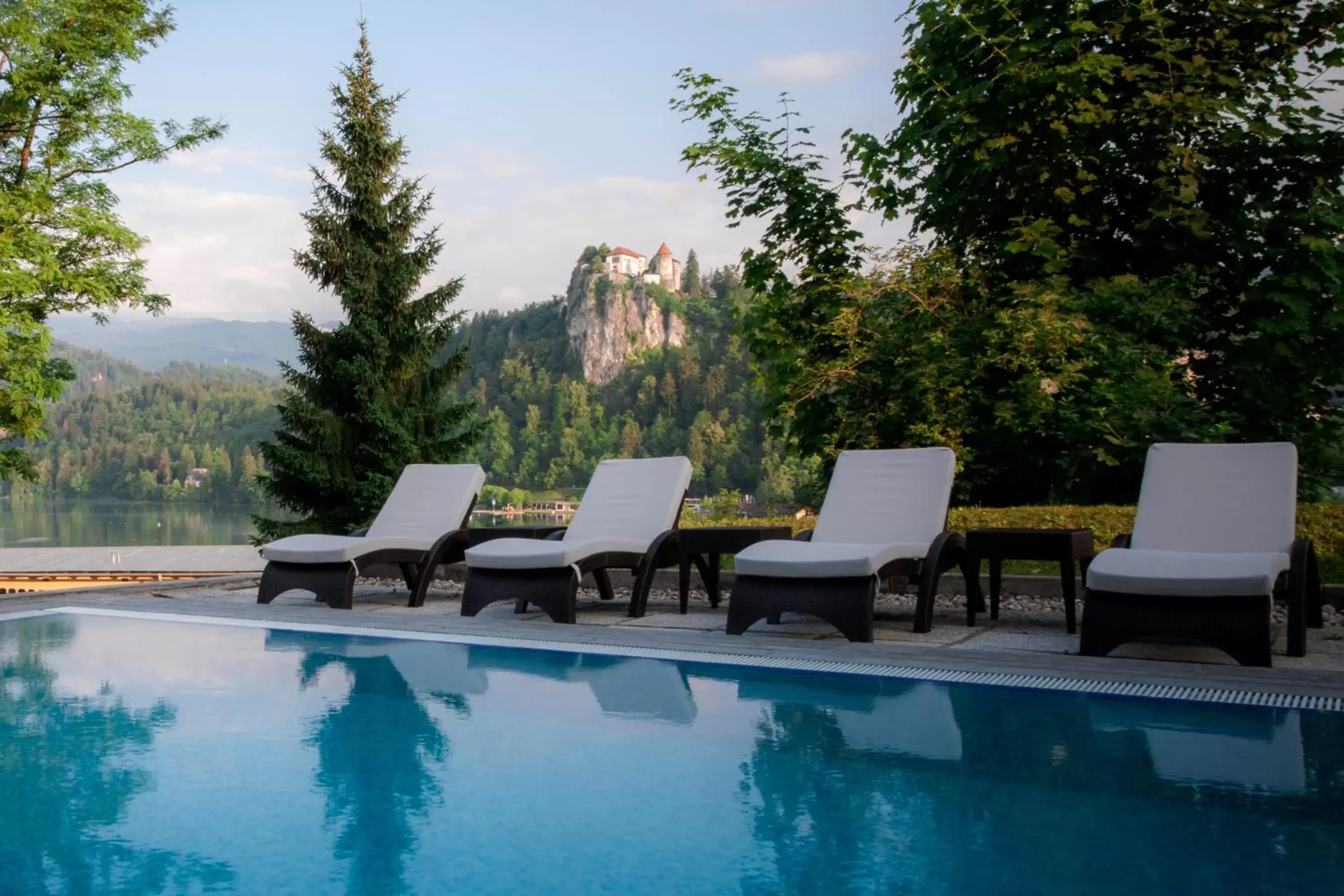 Balcony/Terrace, Swimming Pool in Rikli Balance Hotel – Sava Hotels & Resorts