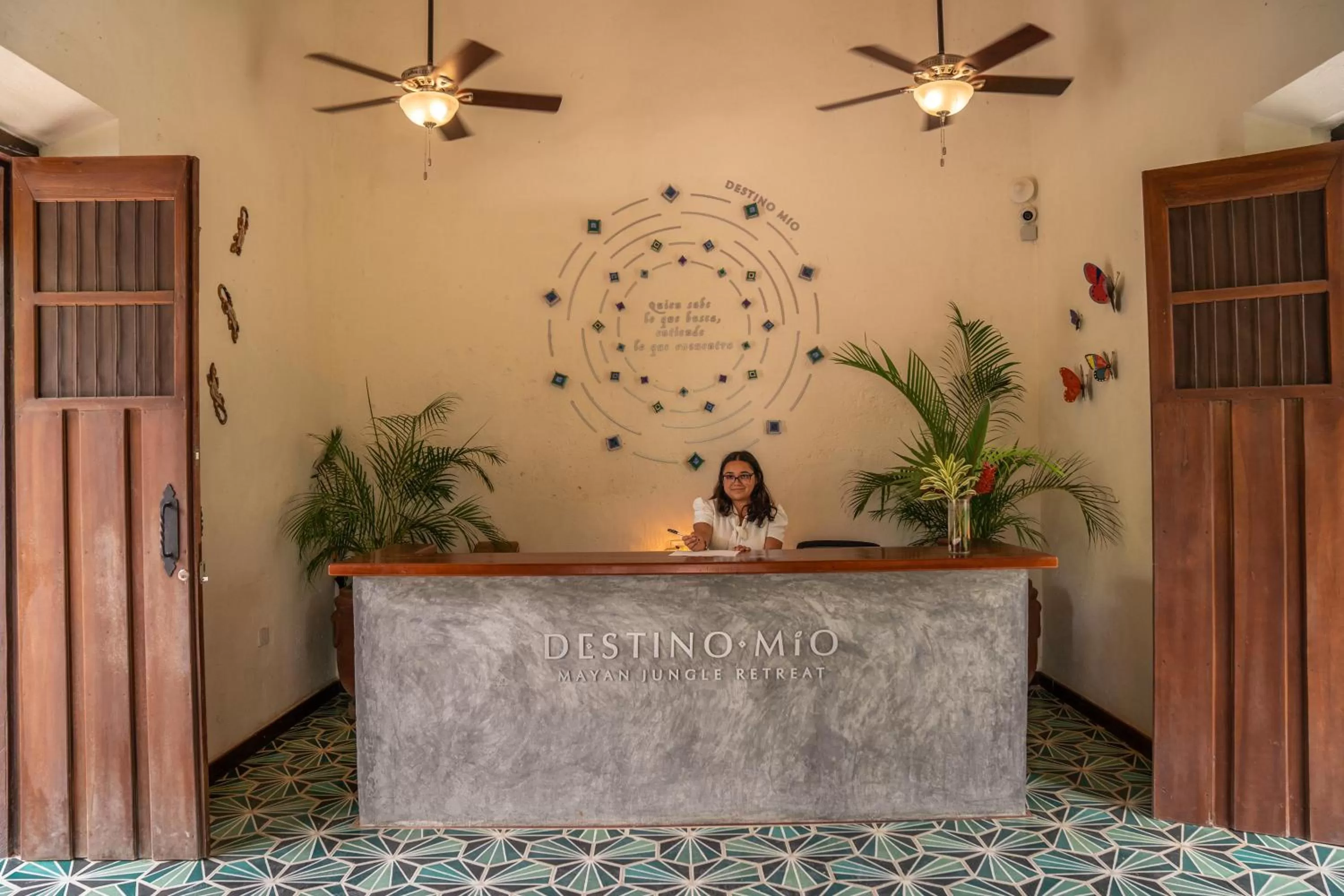 Lobby or reception in Destino Mío Mayan Jungle Retreat
