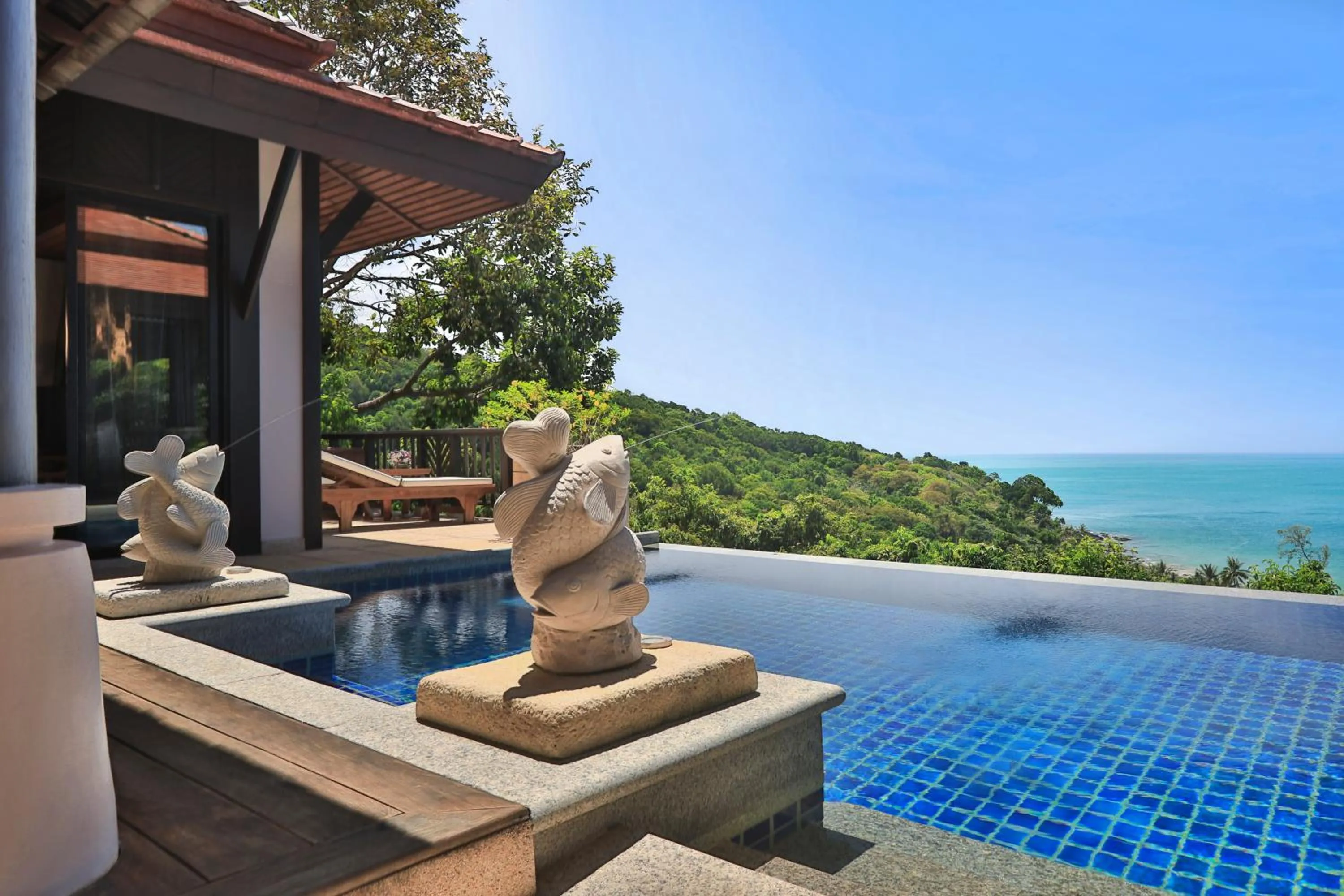 Pool view in Pimalai Resort & Spa