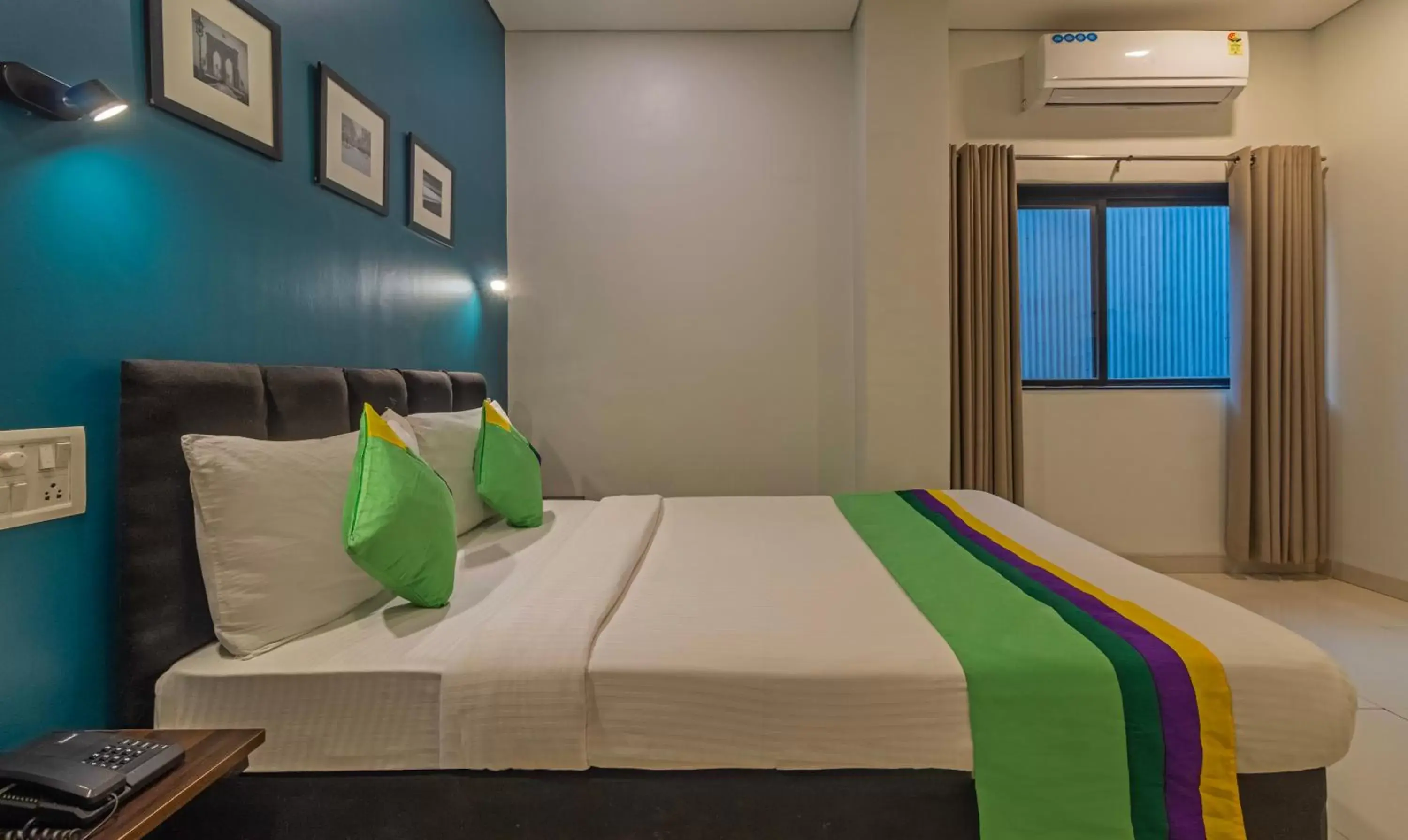 Bedroom, Bed in Treebo Tulip Comfort Bedroom, Bed in Treebo Tulip Comfort