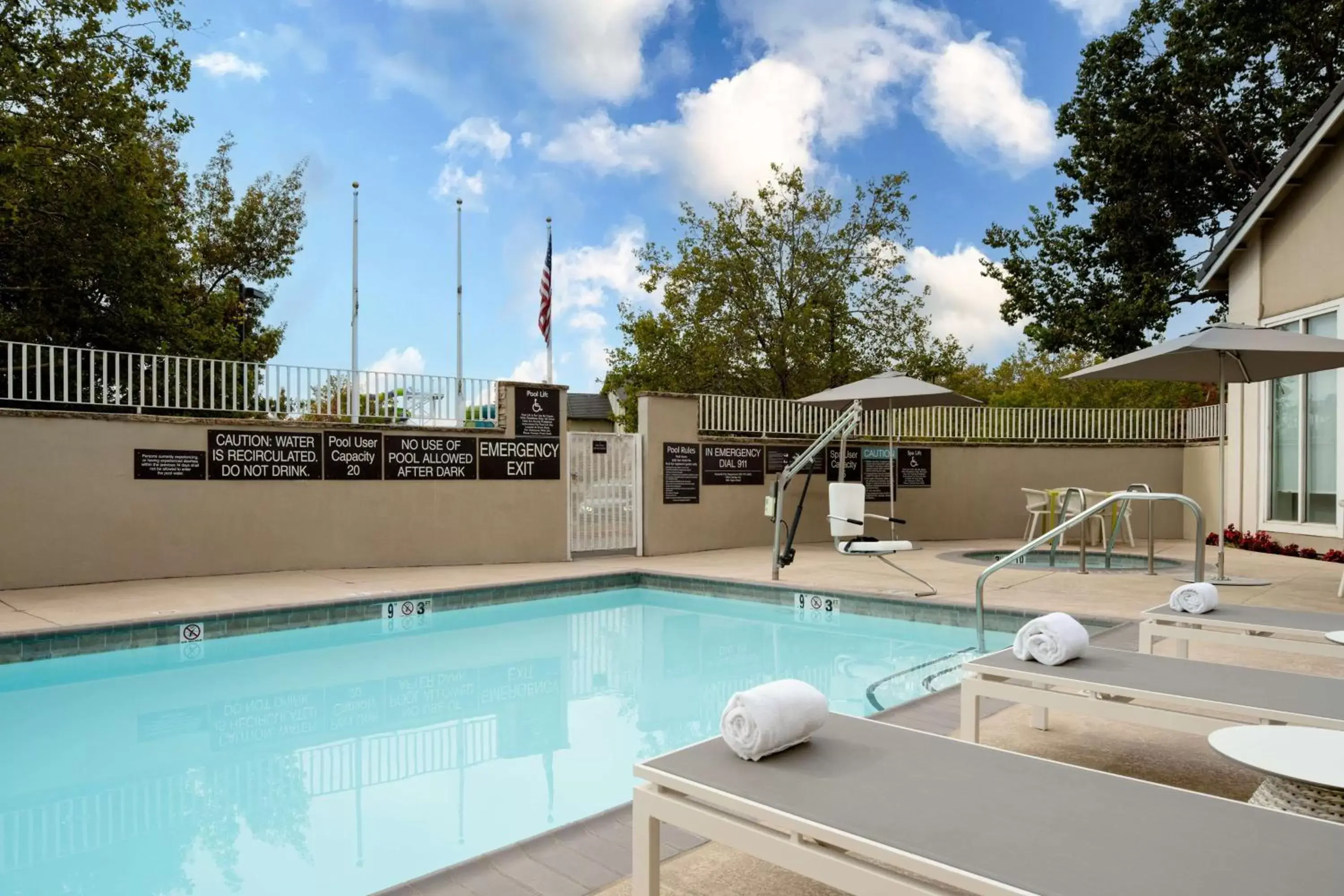 Pool view, Swimming Pool in Hilton Garden Inn Roseville