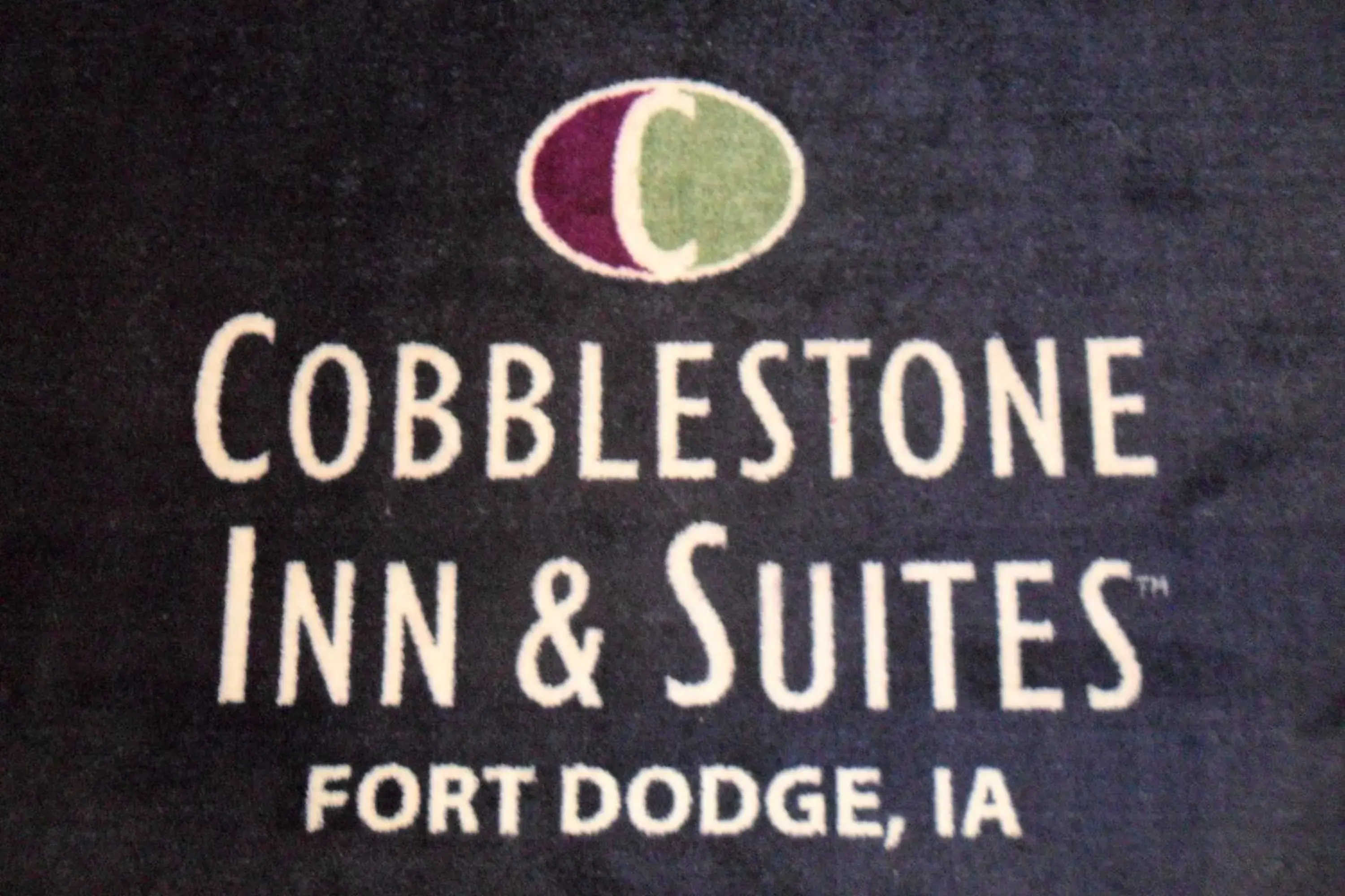 Property logo or sign in Cobblestone Inn & Suites - Fort Dodge