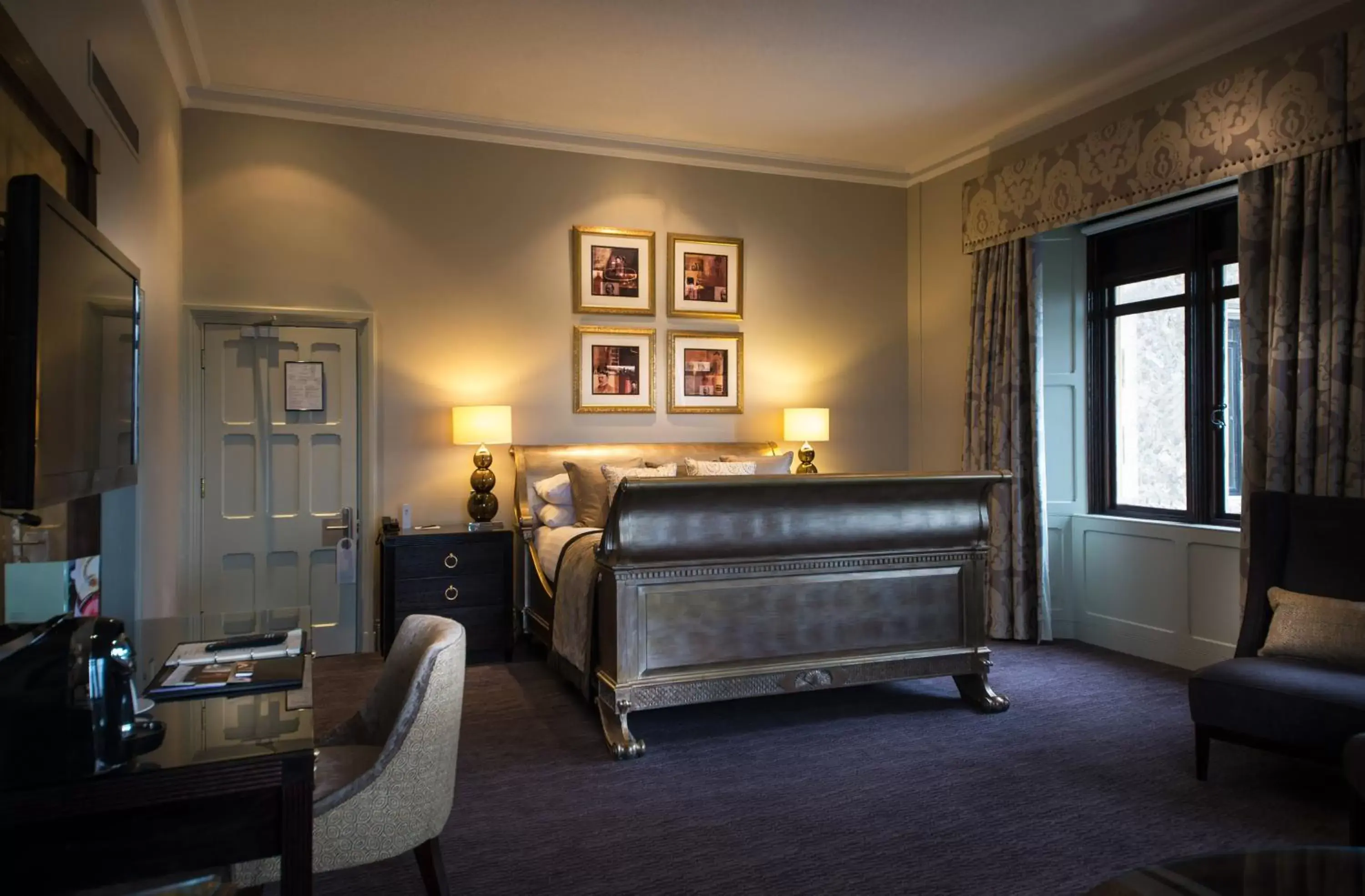 Bedroom, Seating Area in Nutfield Priory Hotel & Spa