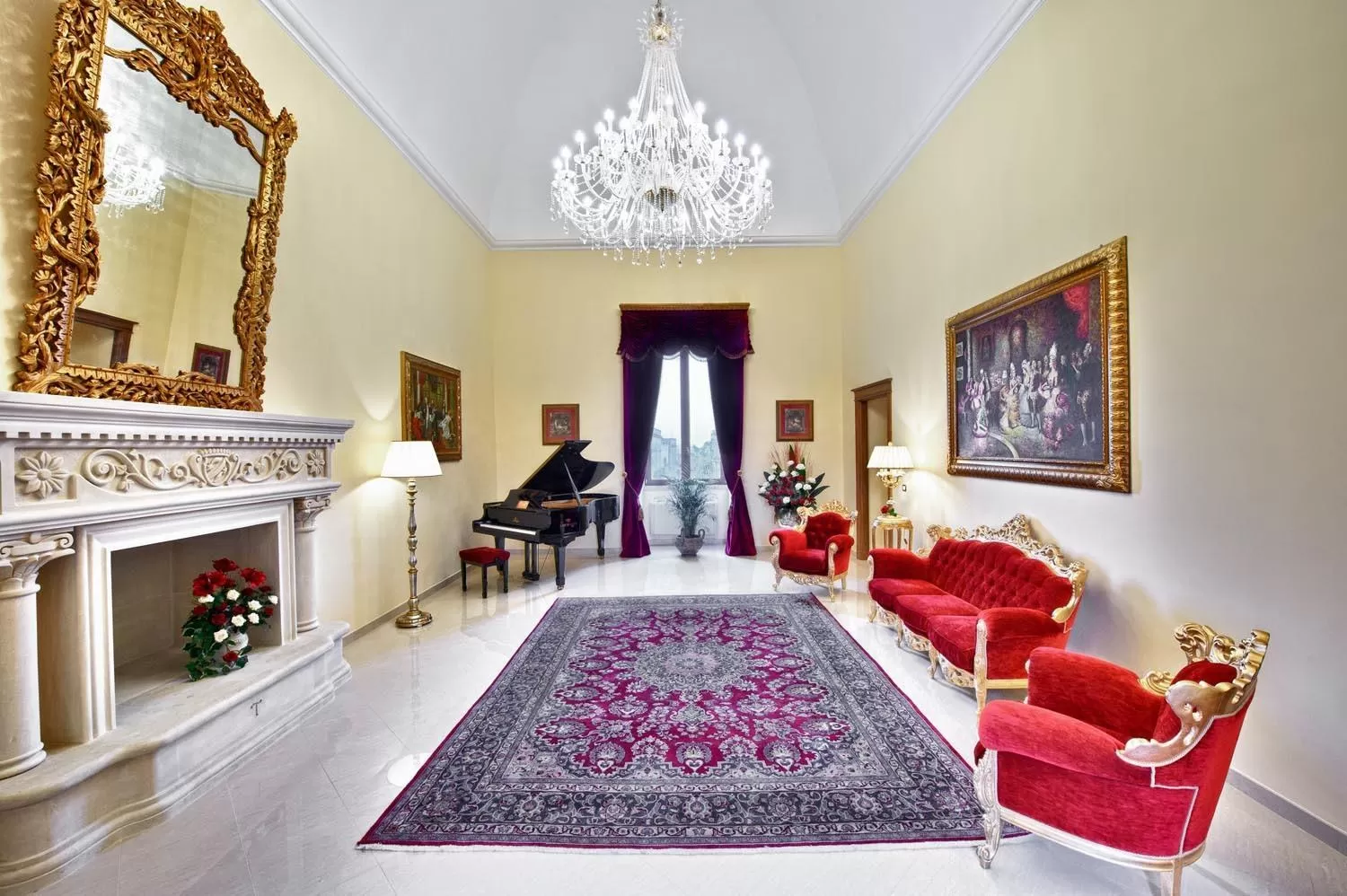 Lounge or bar in Castello Conti Filo