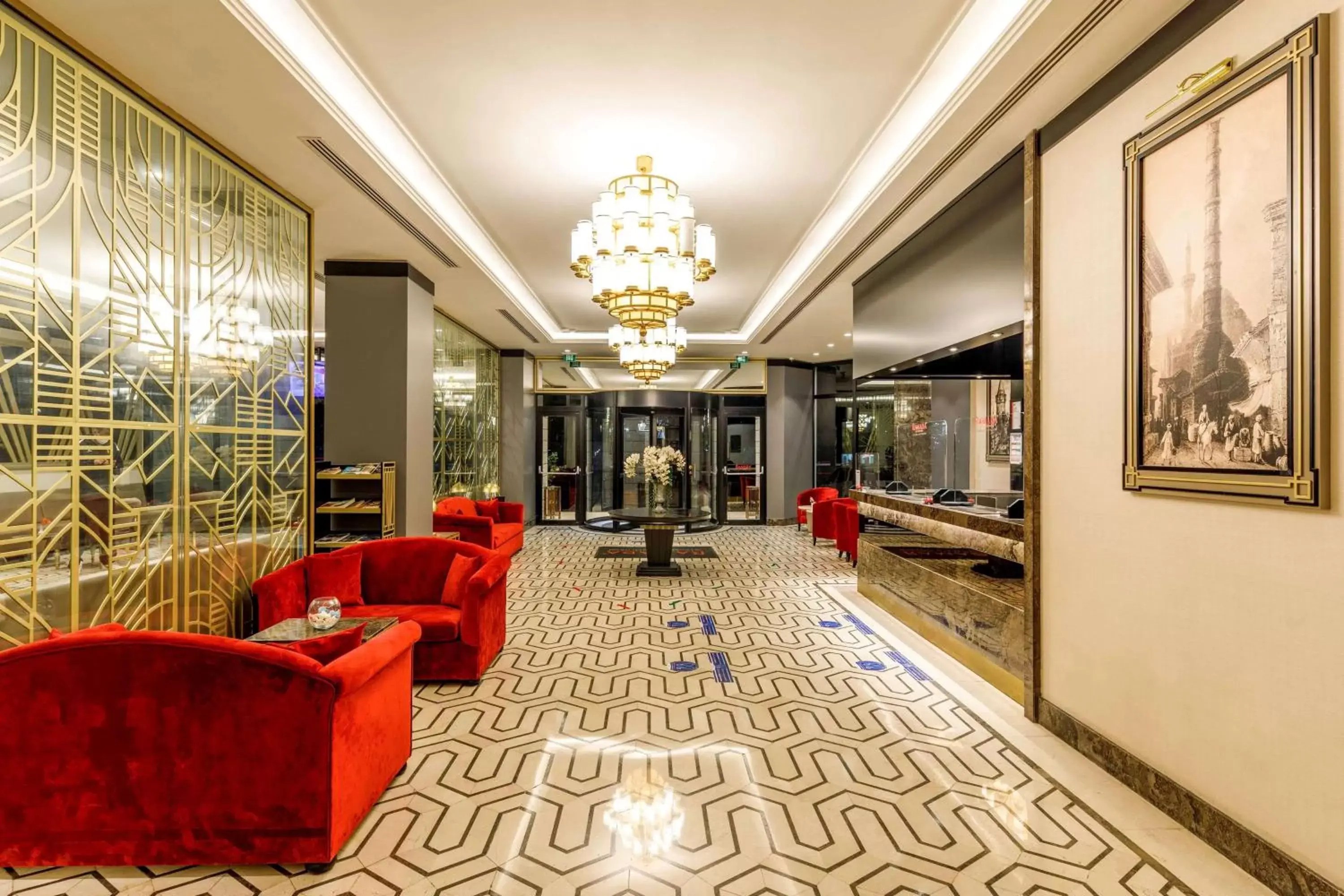 Lobby or reception, Lobby/Reception in Ramada by Wyndham Istanbul Golden Horn