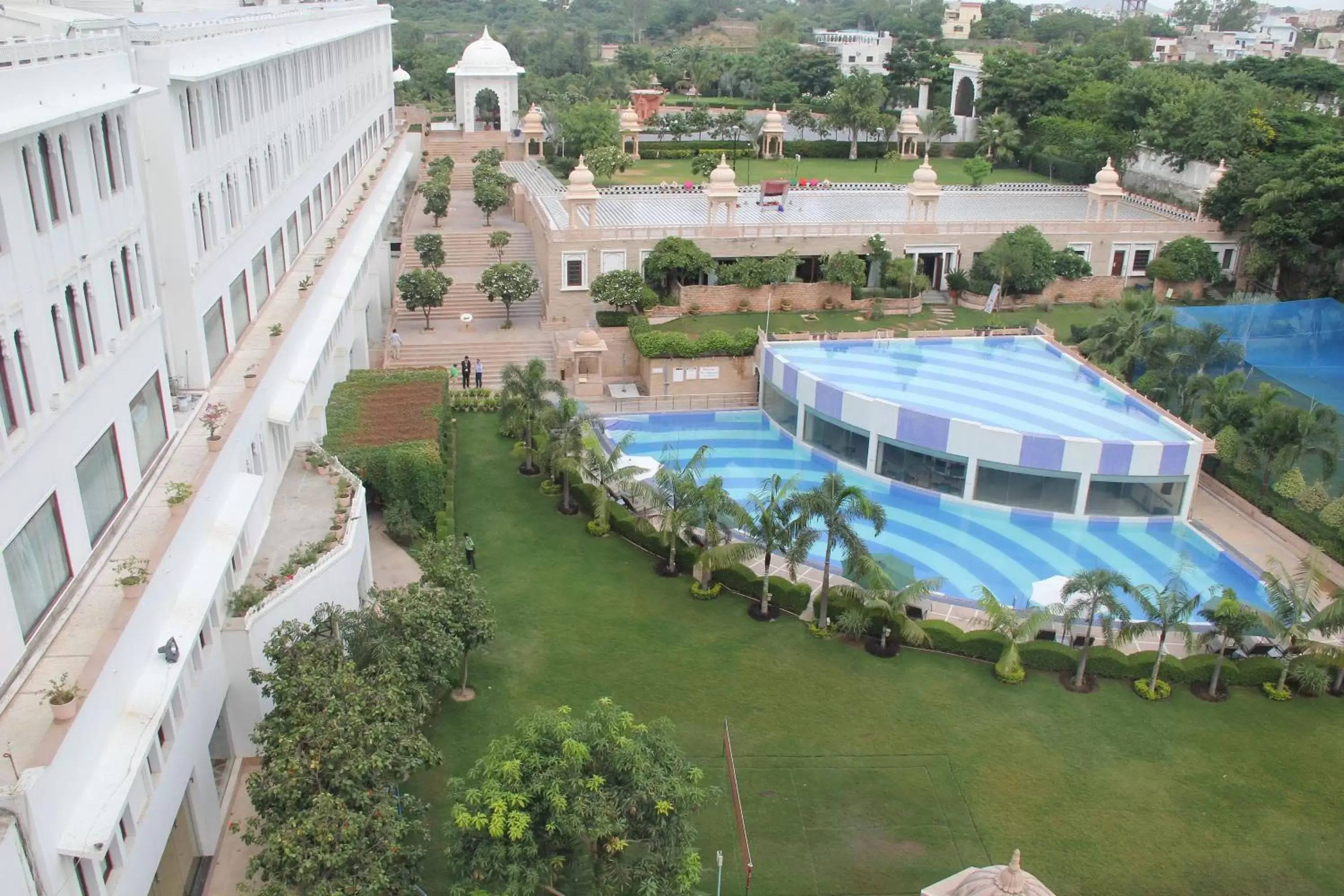 Natural landscape, Pool View in Radisson Blu Udaipur Palace Resort & Spa