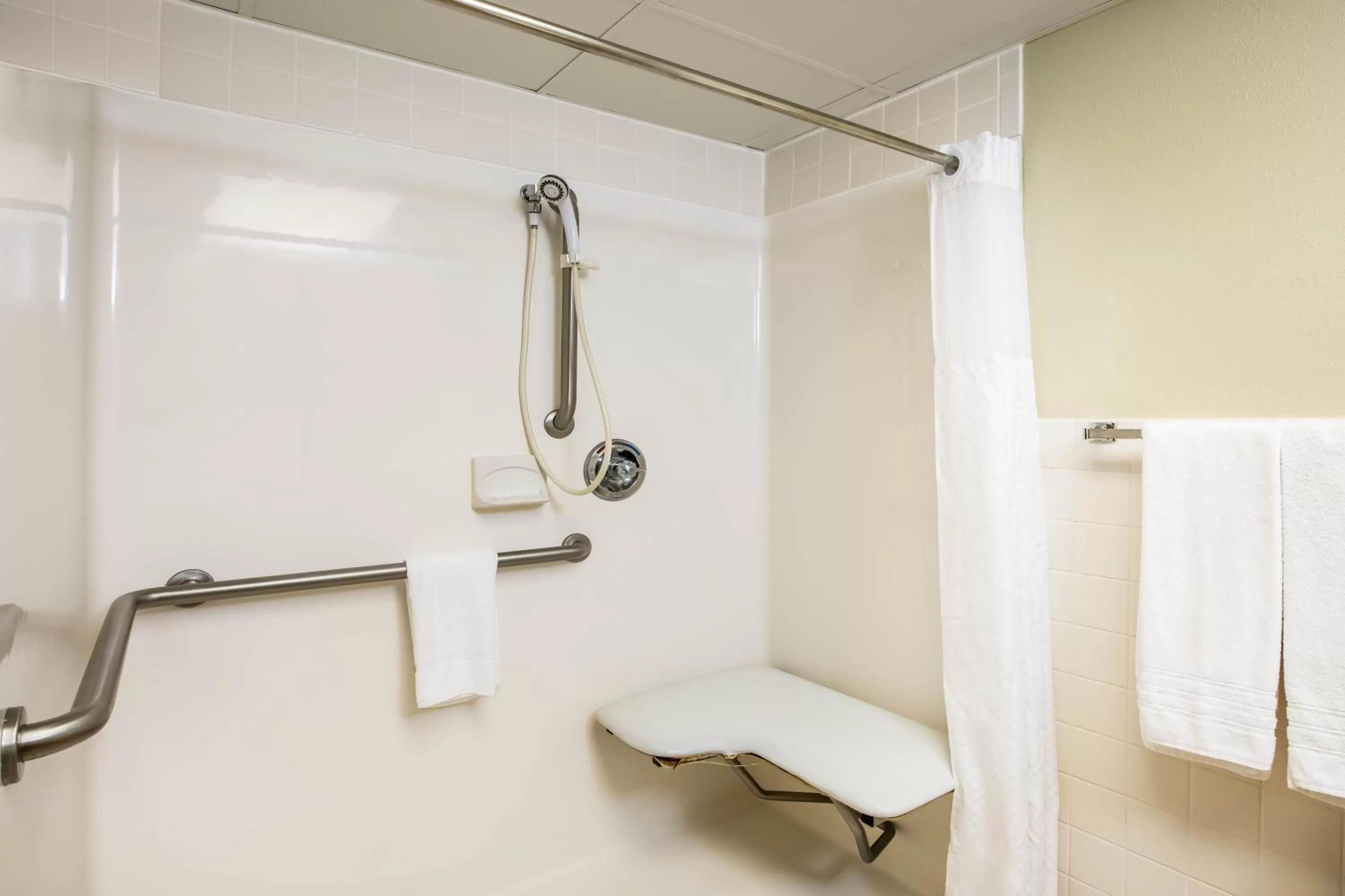 Bathroom in Super 8 by Wyndham Wichita East