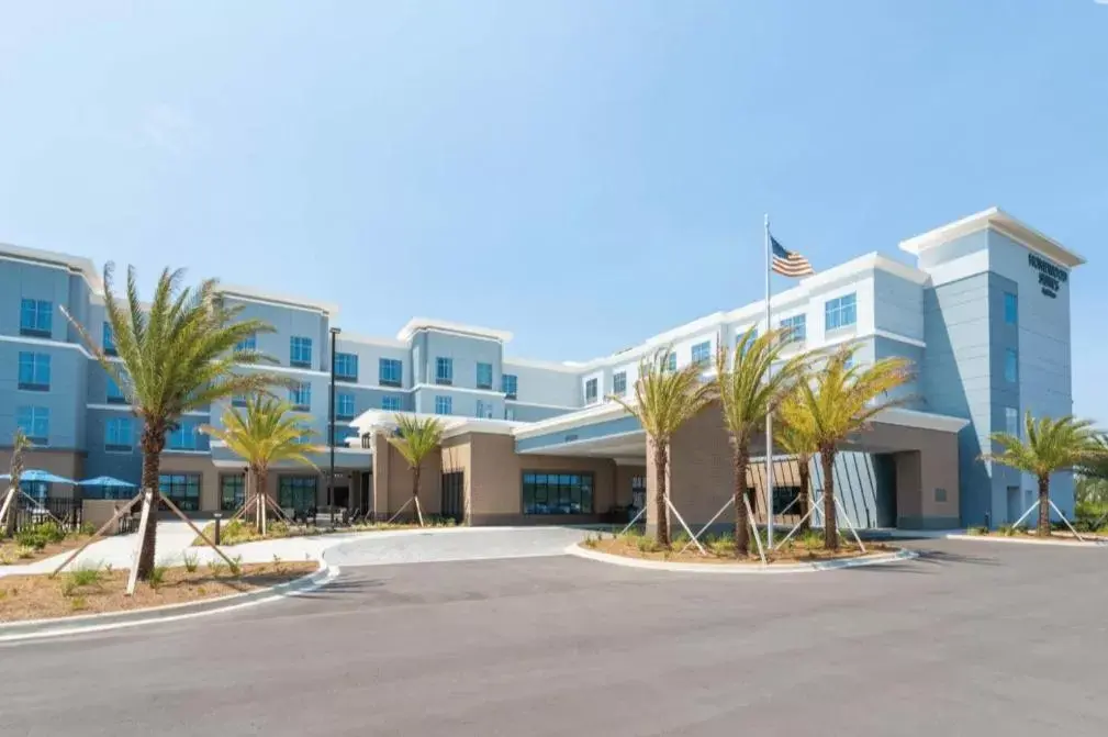 Facade/entrance, Property Building in Homewood Suites By Hilton Panama City Beach, Fl