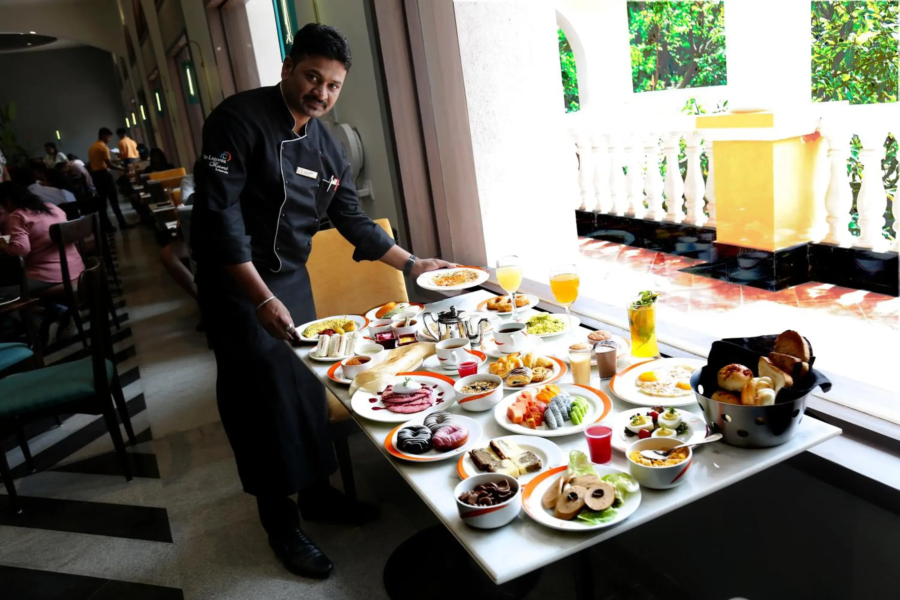 Breakfast in The Lagoona Resort