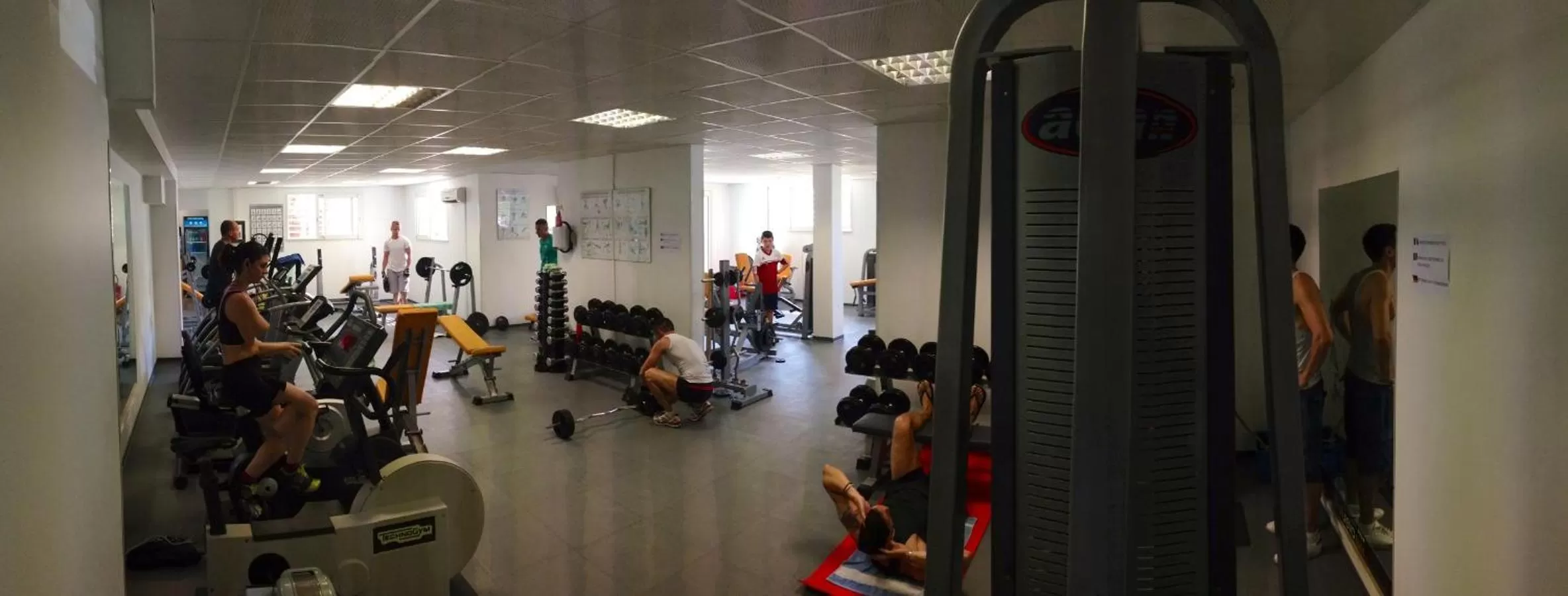 Fitness centre/facilities in Résidence Hôtelière Natureva & Spa