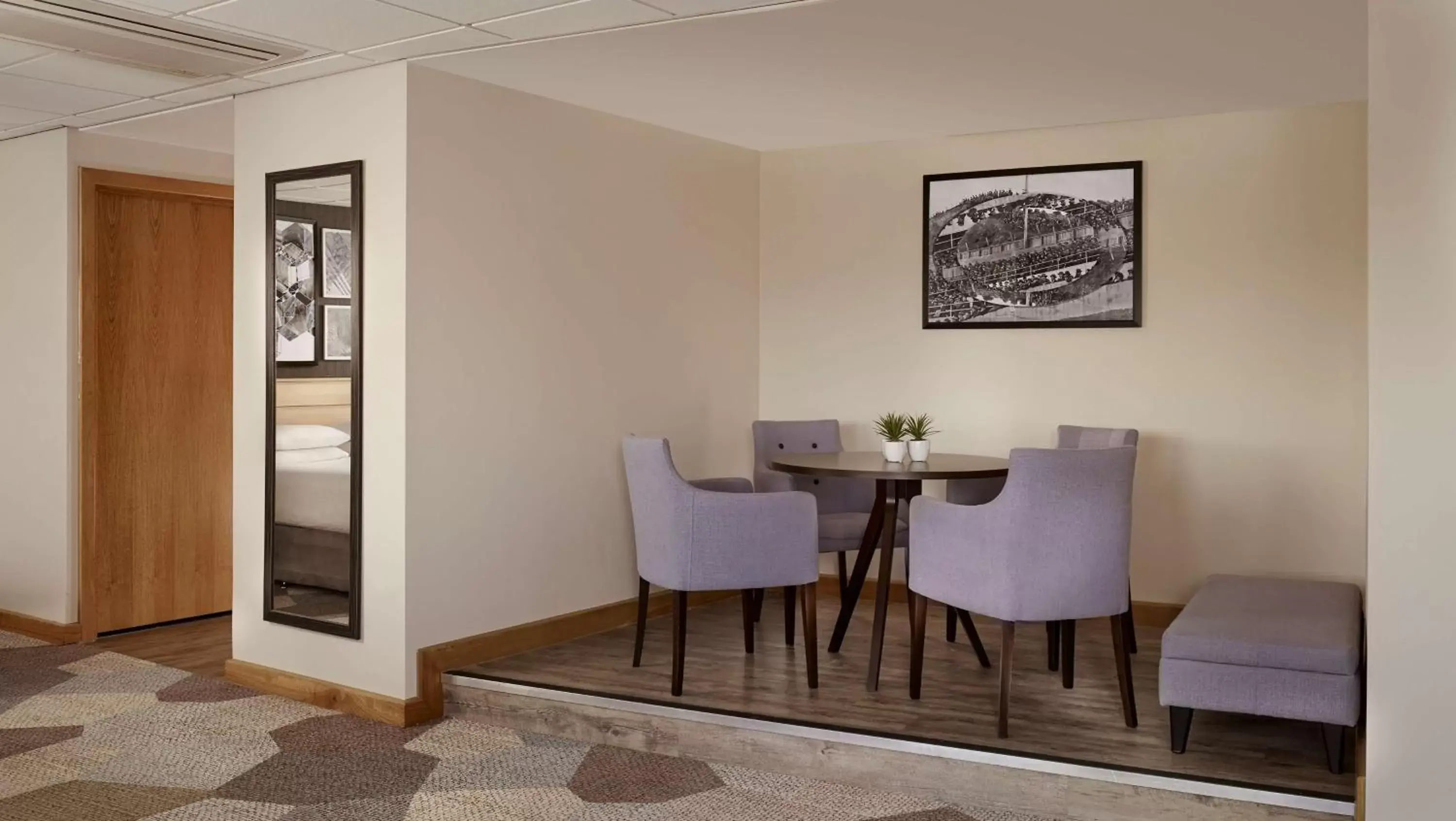 Living room, Dining Area in DoubleTree by Hilton Coventry Building Society Arena