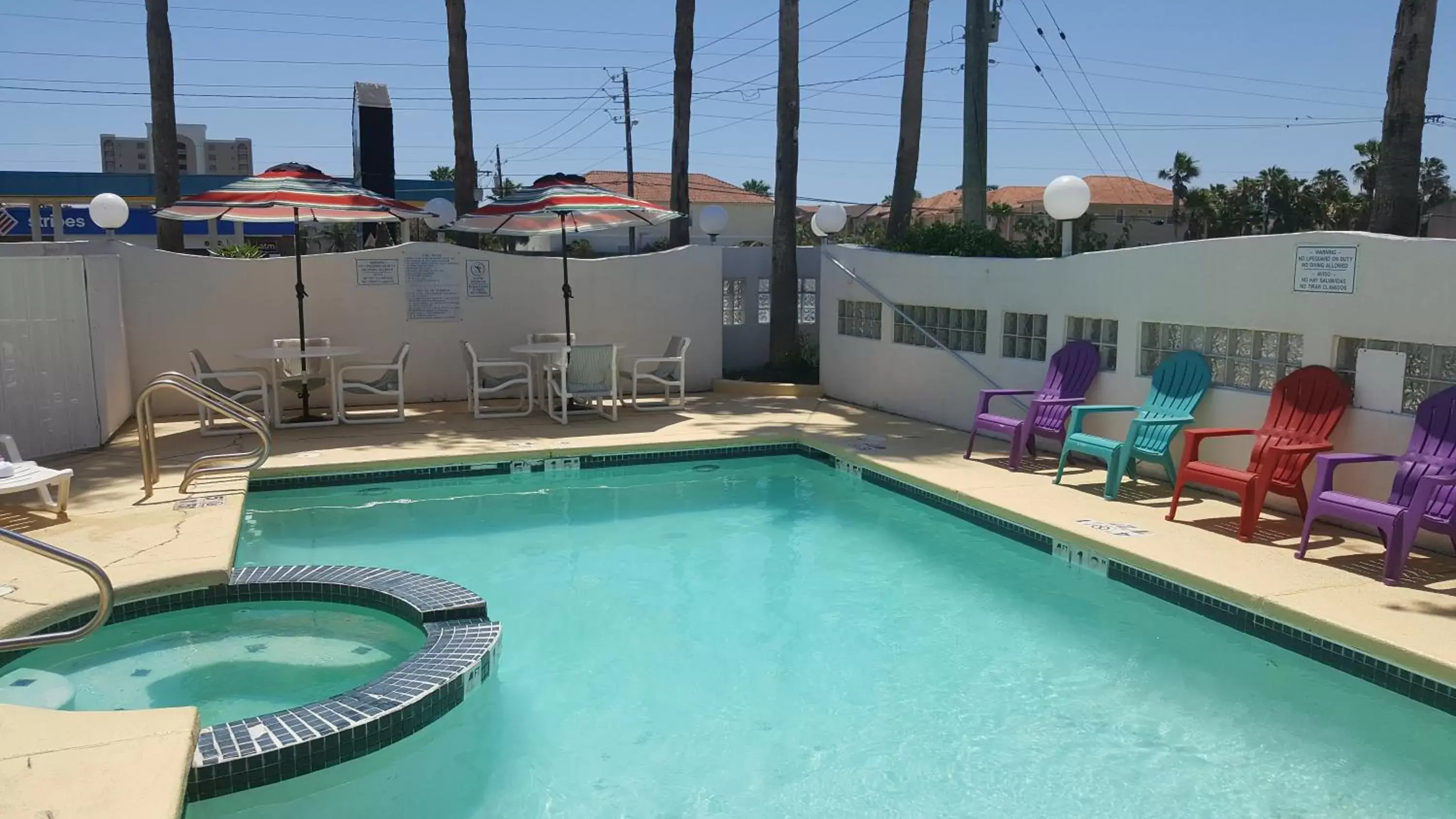 Pool view, Swimming Pool in South Padre Island Inn