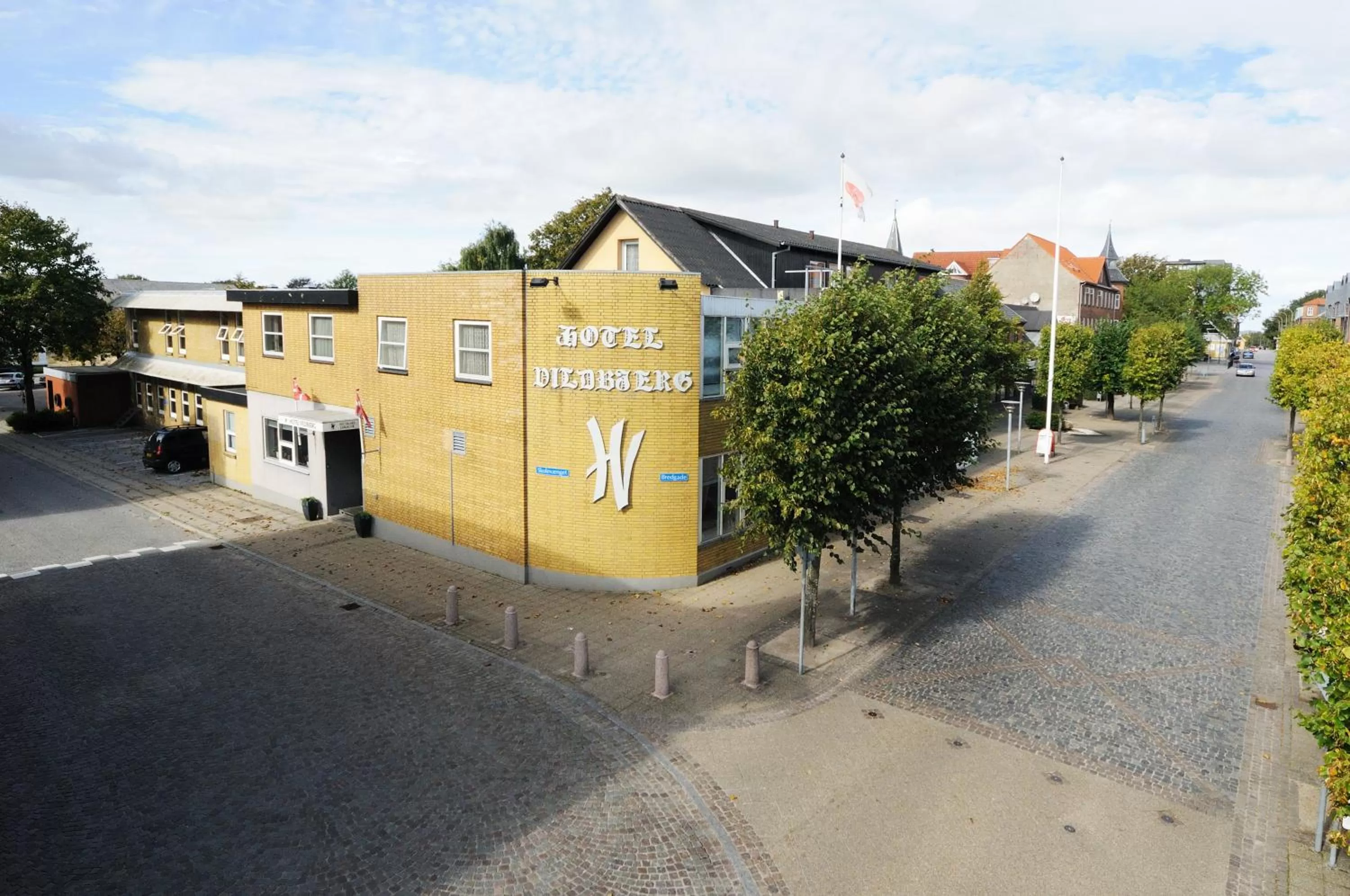 Property building in Hotel Vildbjerg