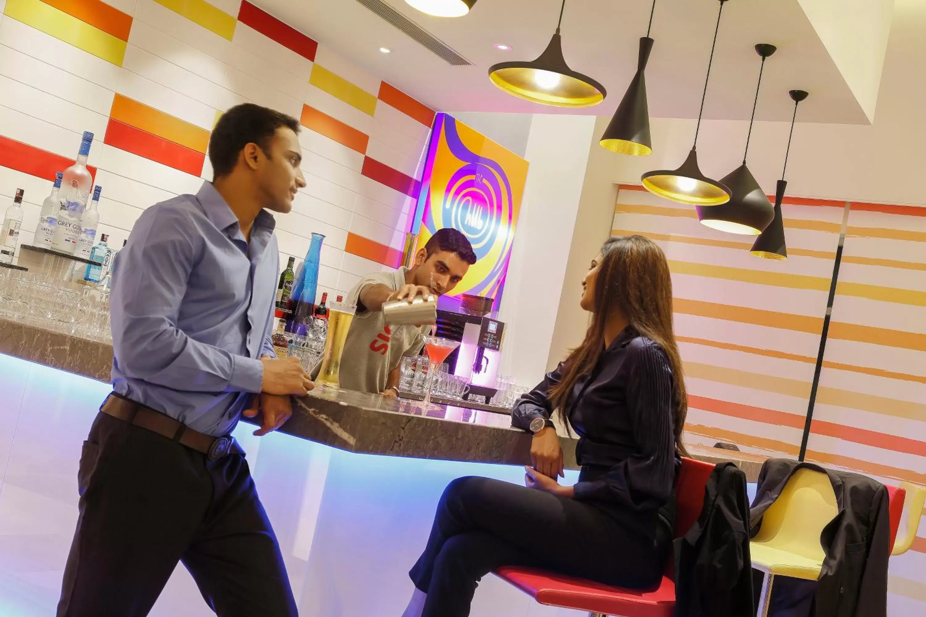 Lounge or bar in ibis Hyderabad Hitec City - An Accor Brand